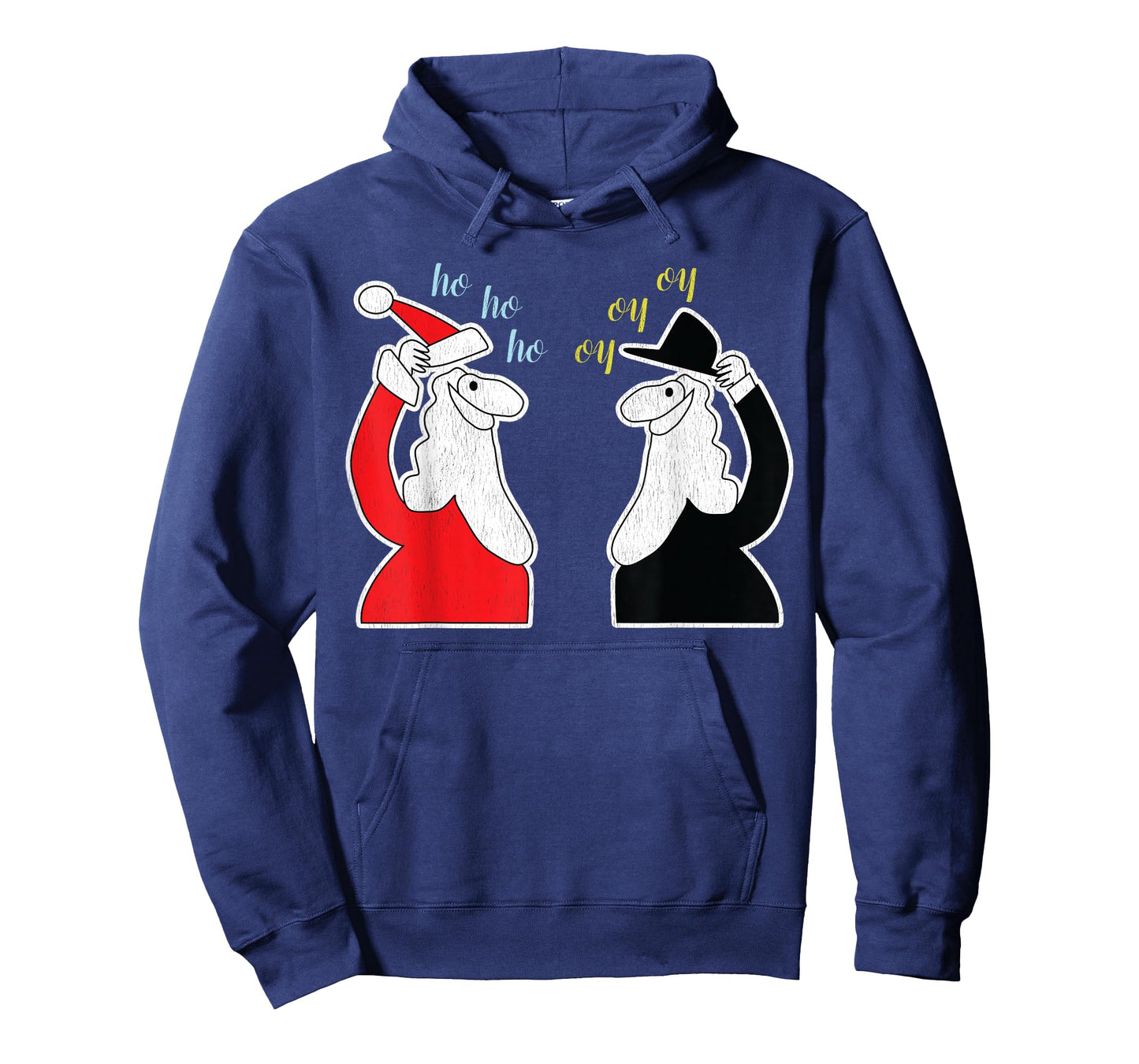 Santa Claus And The Rabbi Funny Christmas T-Shirt