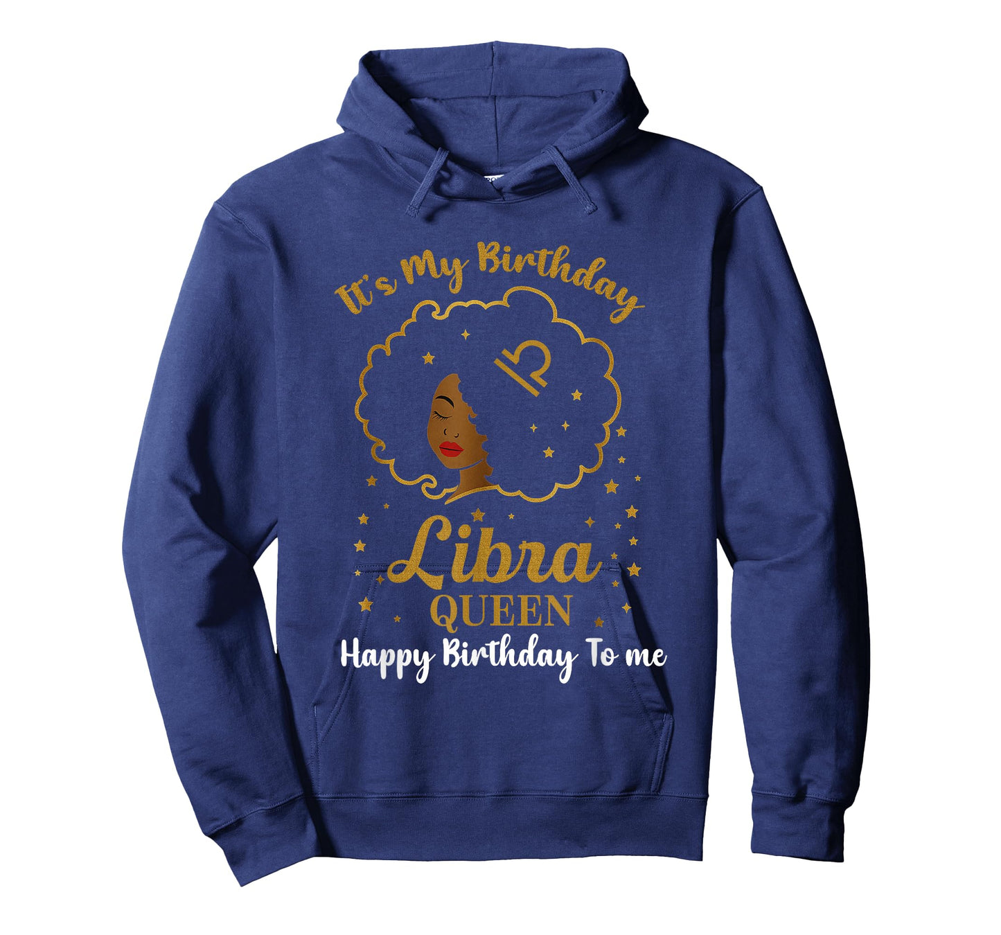 It's My Birthday Libra Queen Melanin Black Queen Zodiac T-Shirt