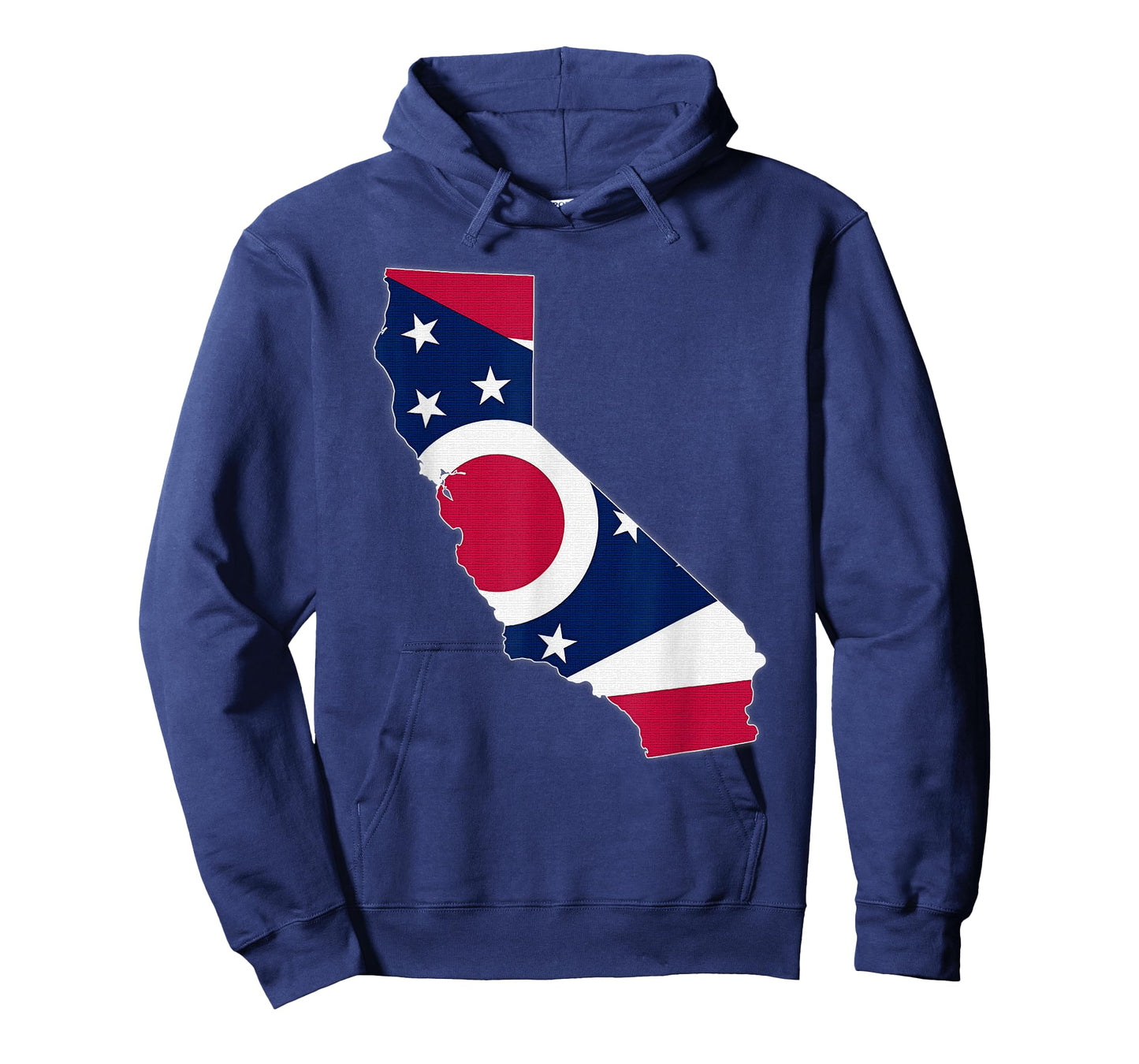 CALIFORNIA STATE MAP OHIO OH Flag Roots Men Women Gift T-Shirt