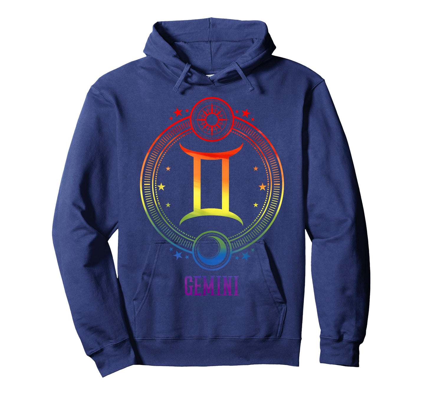 Rainbow Gemini Zodiac LGBT Pride May June Birthday Stars T-Shirt