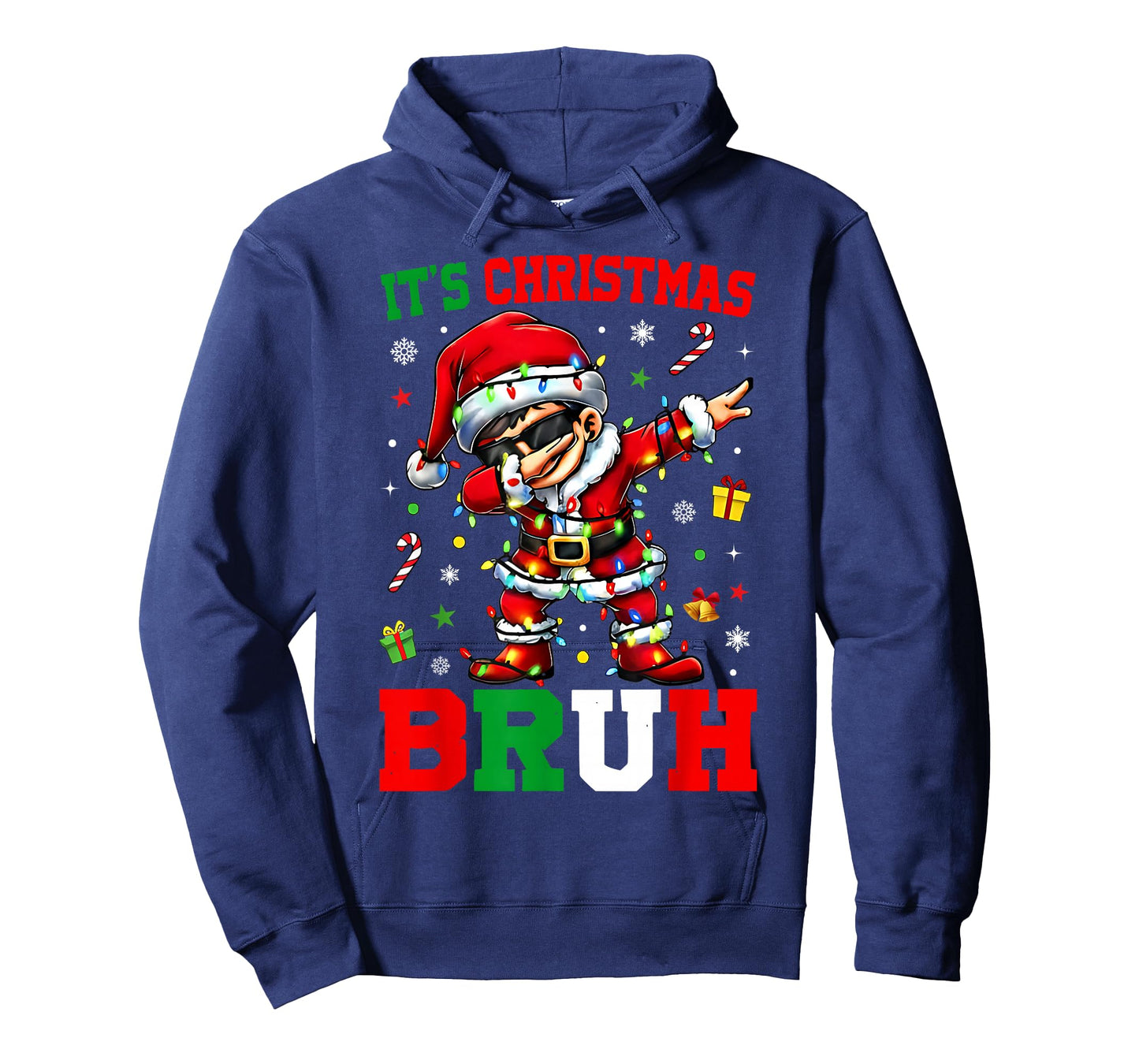 It's Christmas Bruh Dabbing Boy Kids Xmas Christmas Men T-Shirt