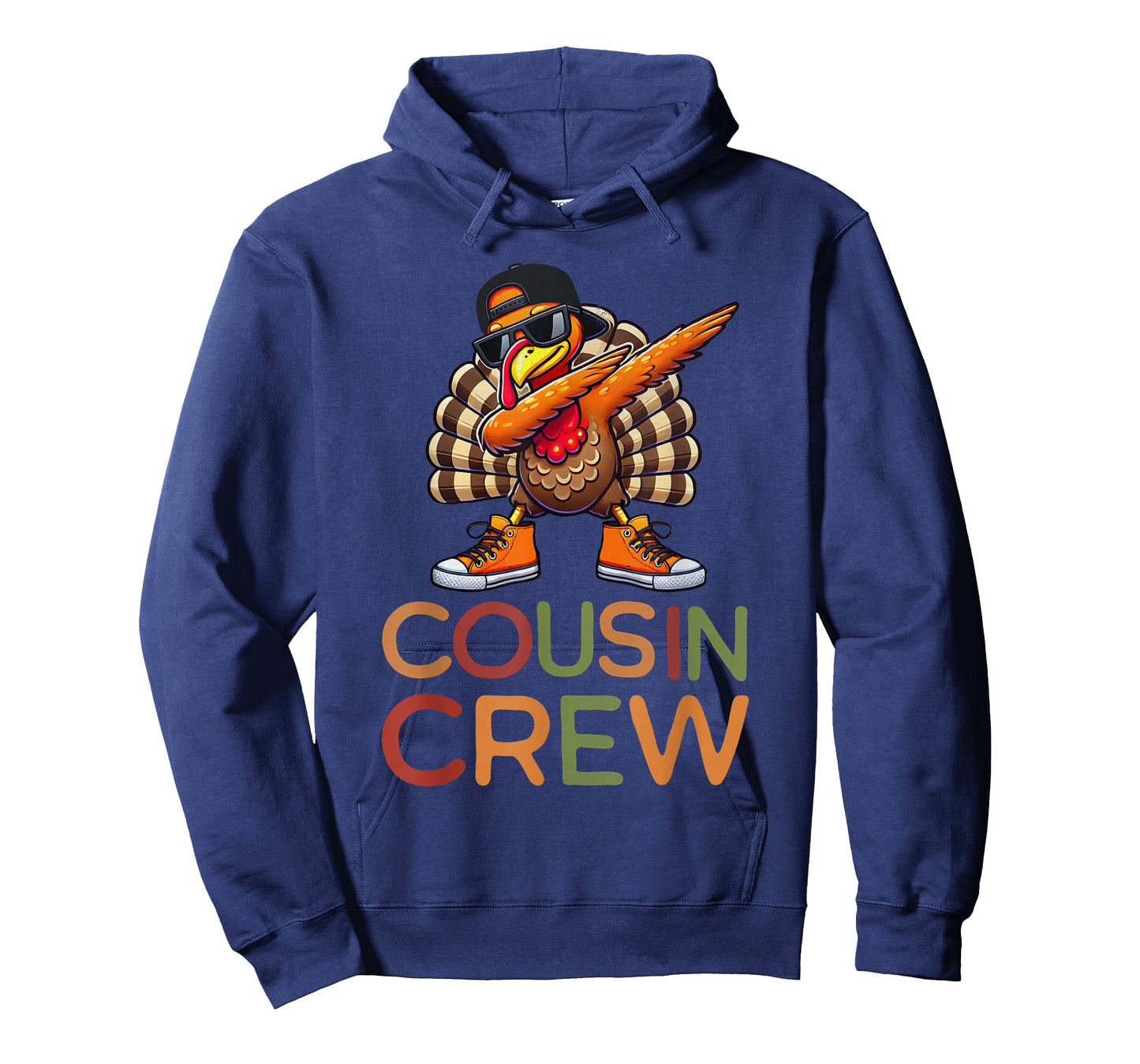 Thanksgiving Cousin Crew Matching Kids Dabbing Turkey Boys T-Shirt
