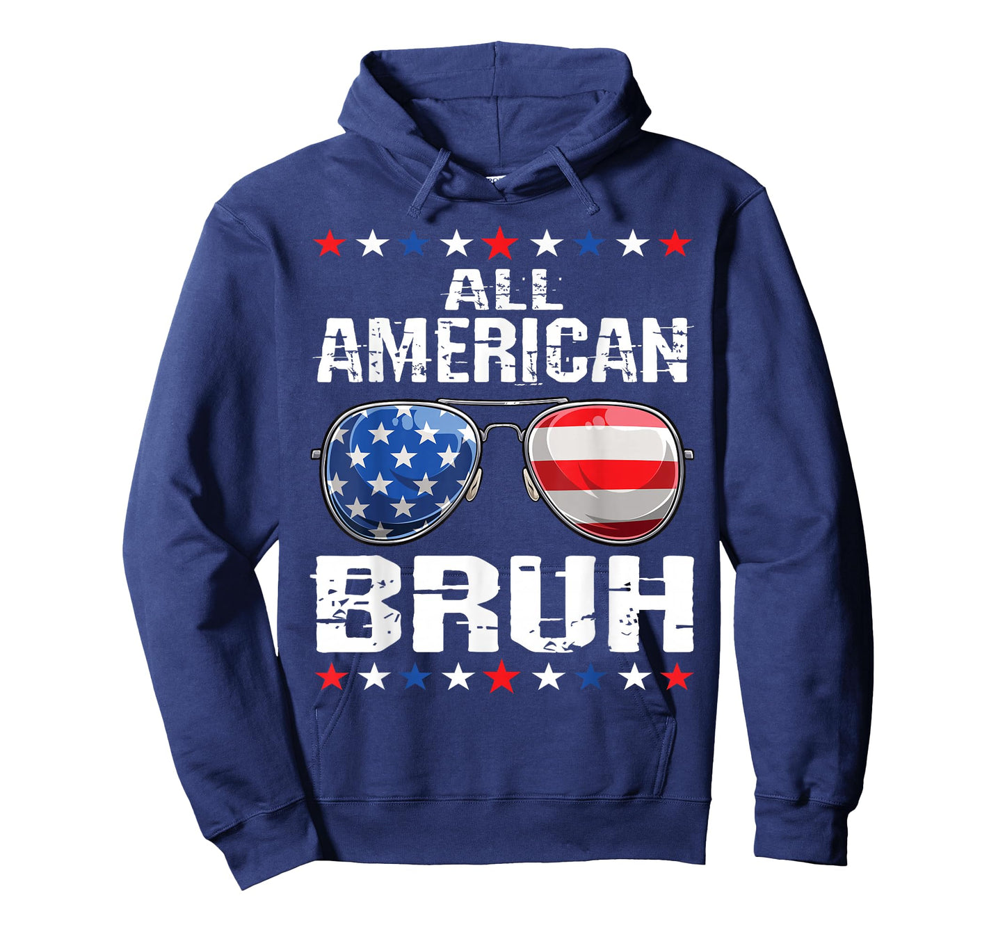 All American Bruh 4th Of July Boys Patriotic USA Teens Kids T-Shirt
