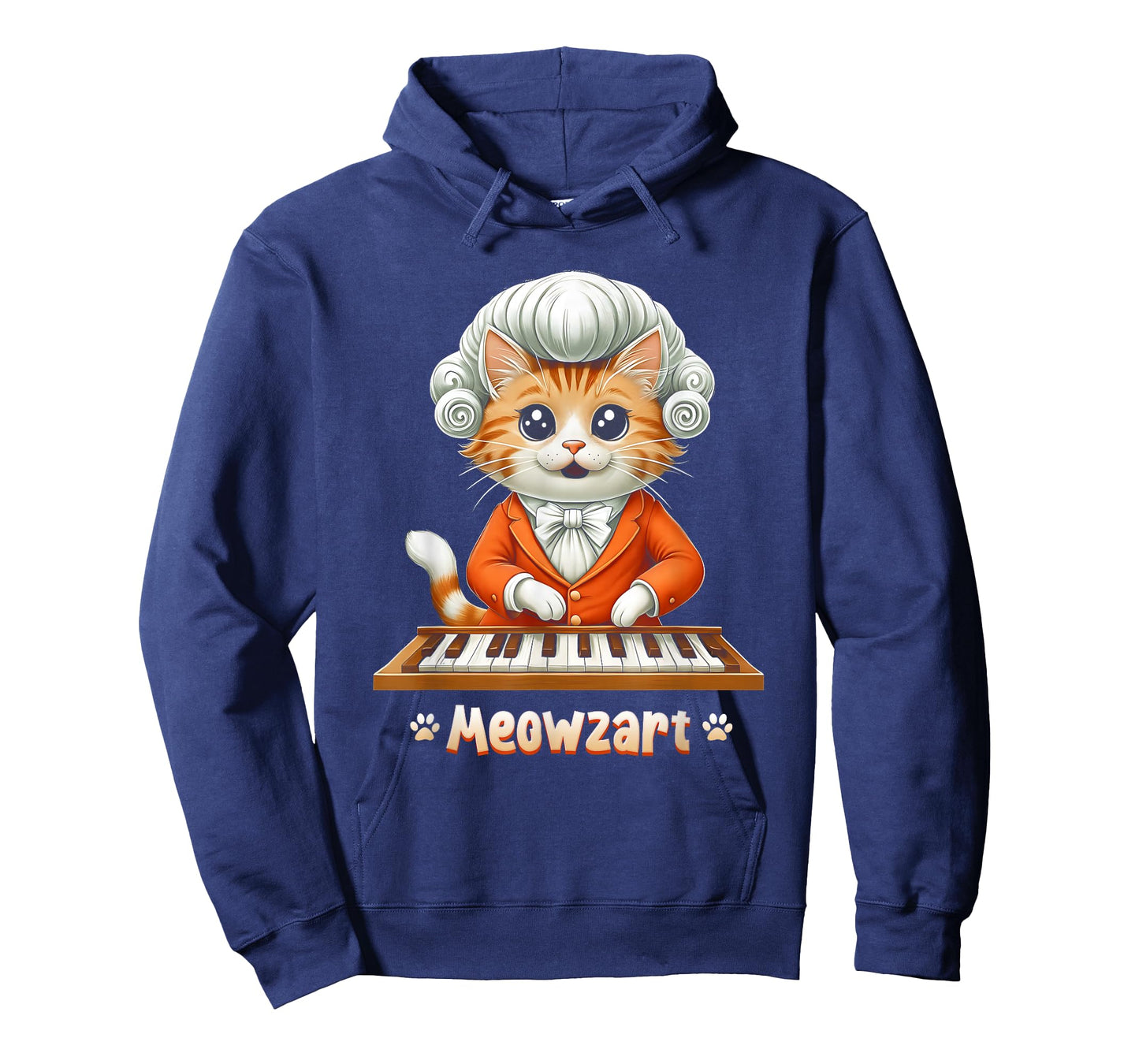 Meowzart Cat Classical Music Piano Parody Composer Musician T-Shirt