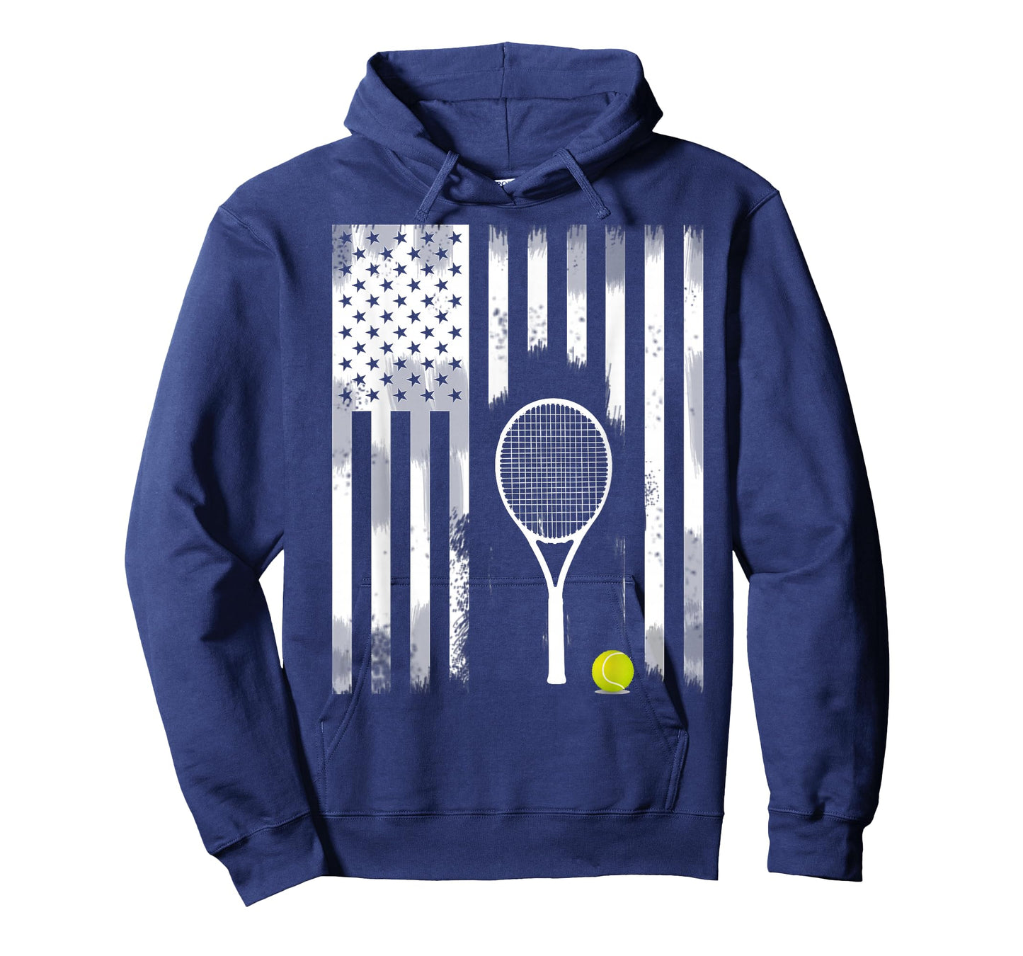 Tennis American Flag USA America Tennis Open Patriot T-Shirt