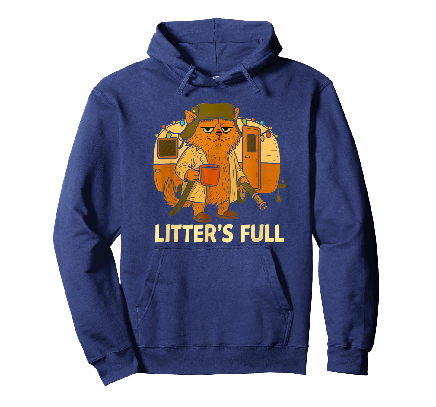 Litter’s Full Funny Cat Lovers Christmas for Men Women Kids T-Shirt
