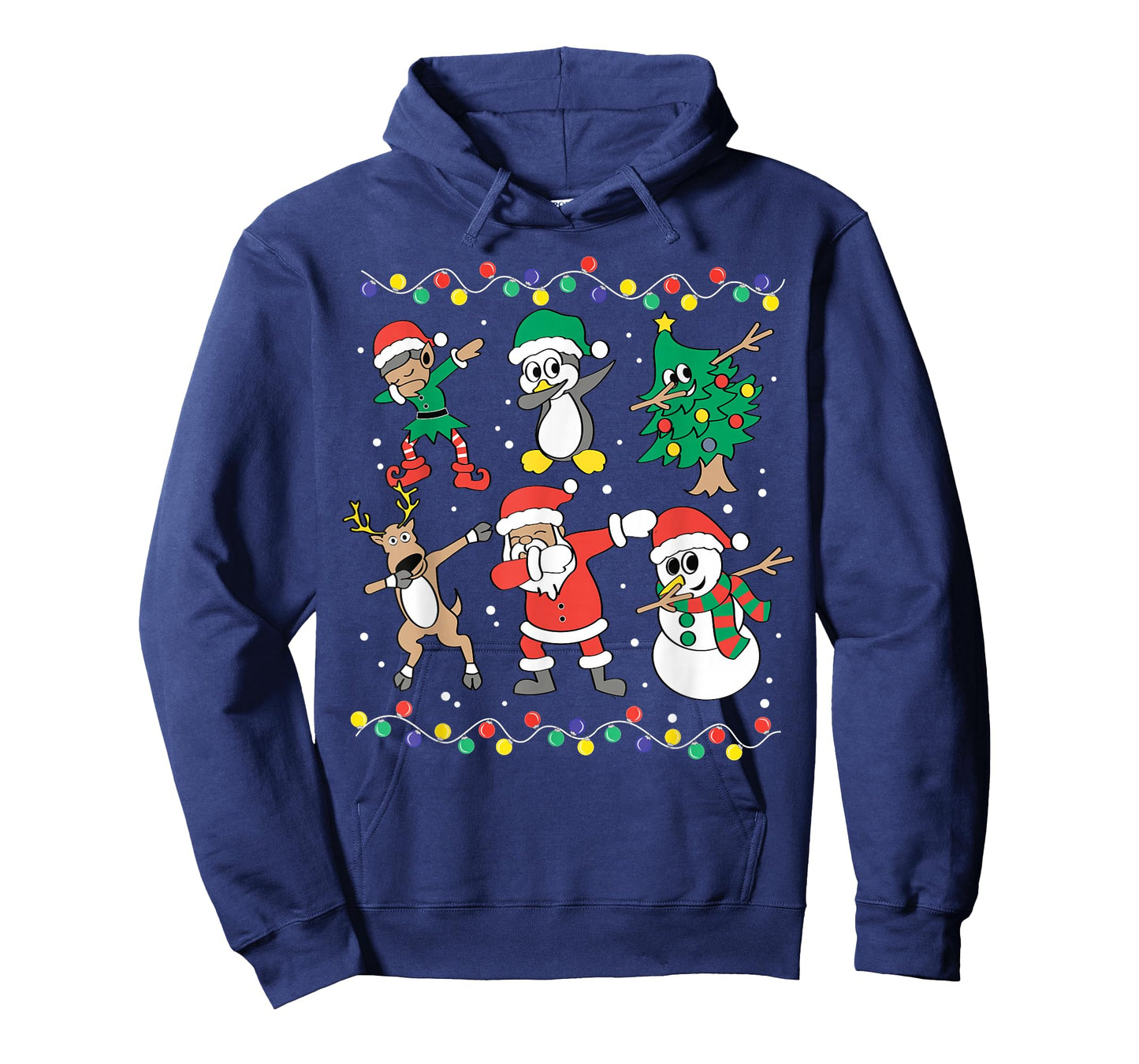 Dabbing Santa Elf Friends Funny Christmas Boy Girl Men Xmas T-Shirt