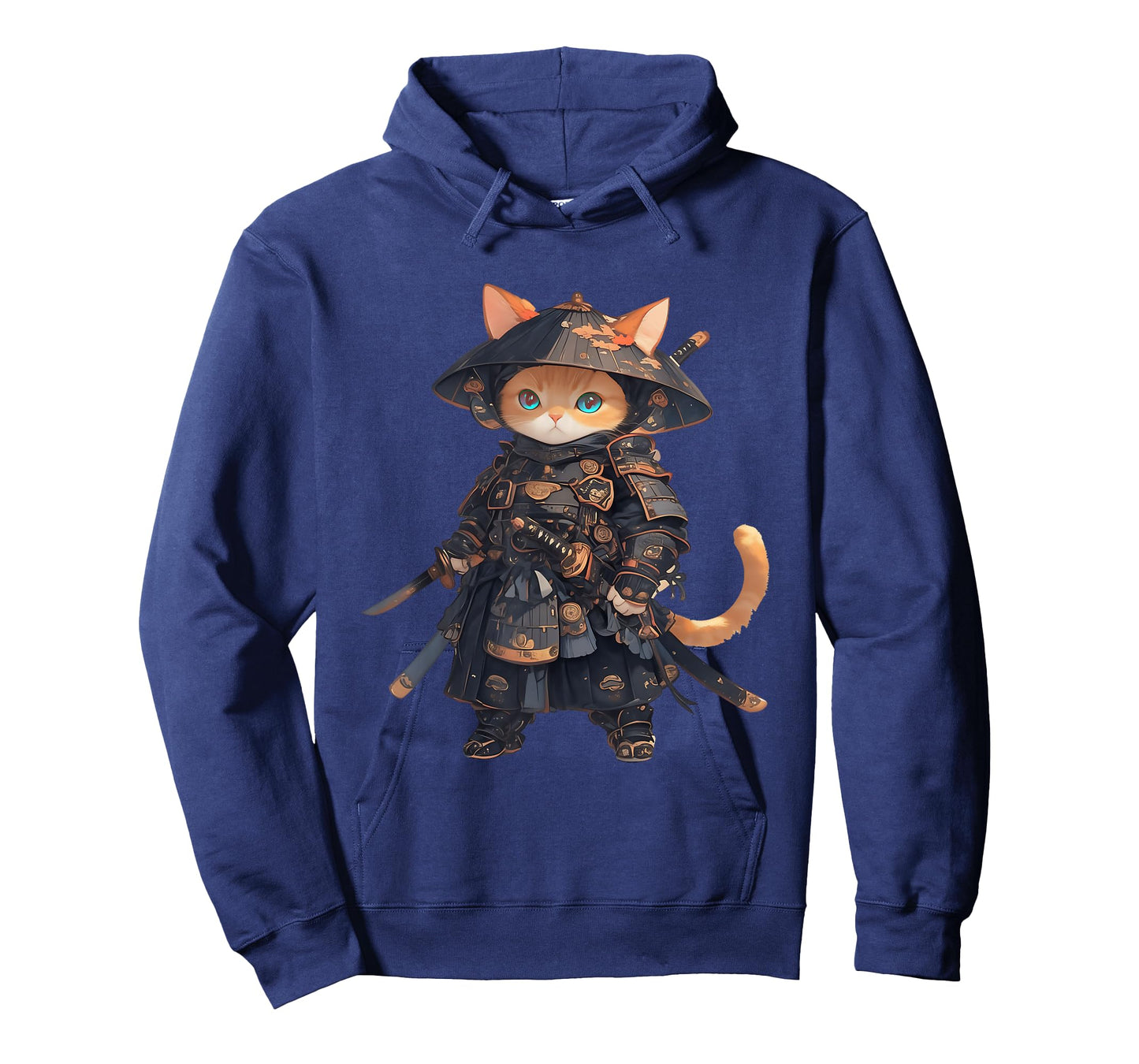 Japanese Samurai Cat Kawaii Ninja Cat Neko T-Shirt