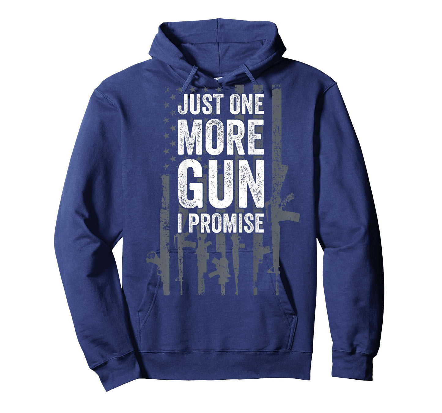 Just One More Gun I Promise Funny Guns Lover Gift - ON Back T-Shirt Small