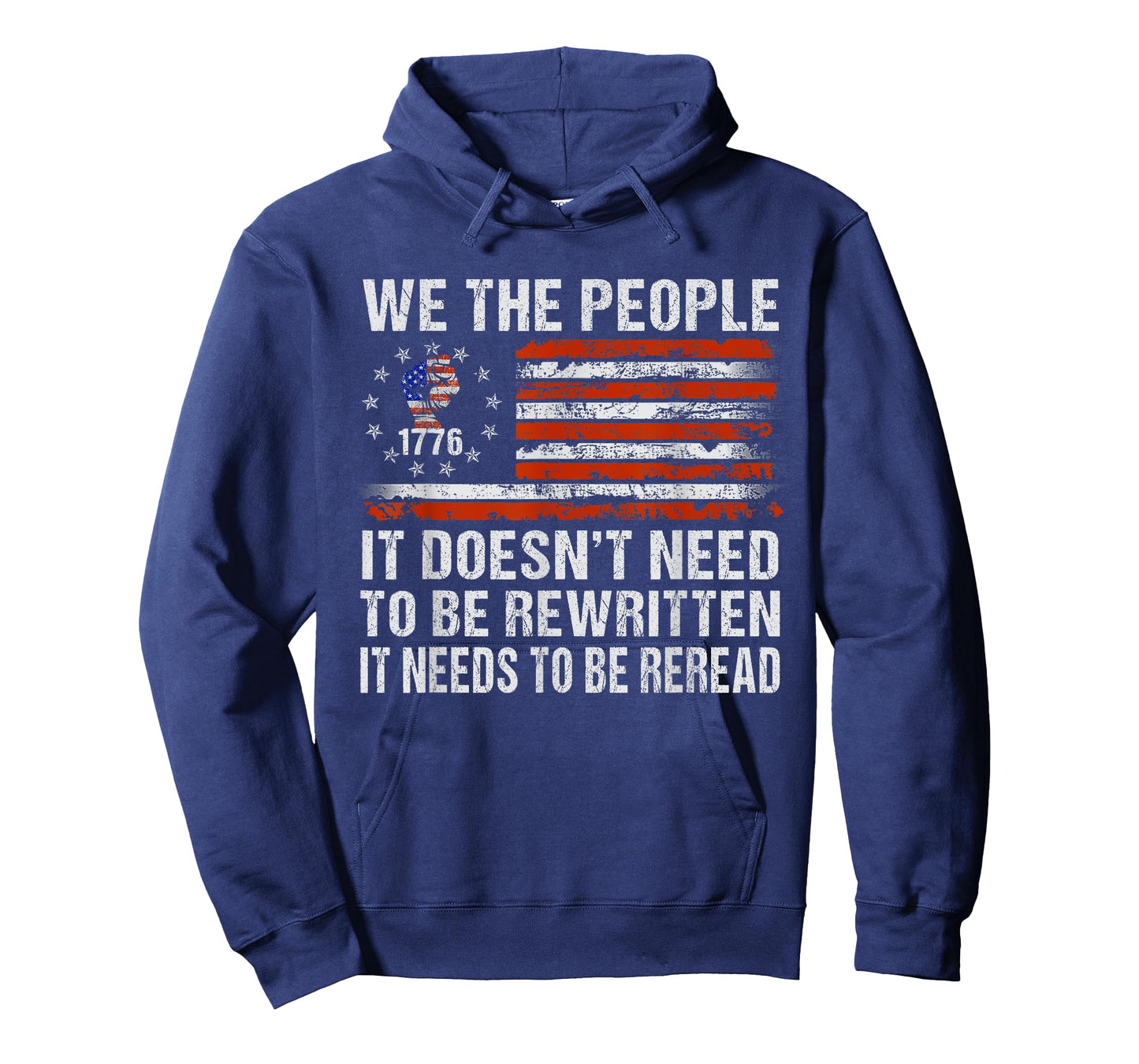 We The People American Flag Patriotic 1776 USA Retro Gifts T-Shirt