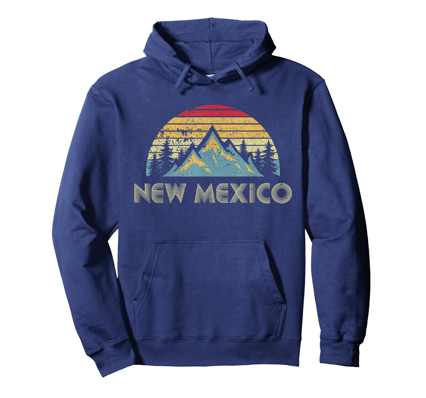 New Mexico Tee - Retro Vintage Mountains Nature Hiking Shirt T-Shirt