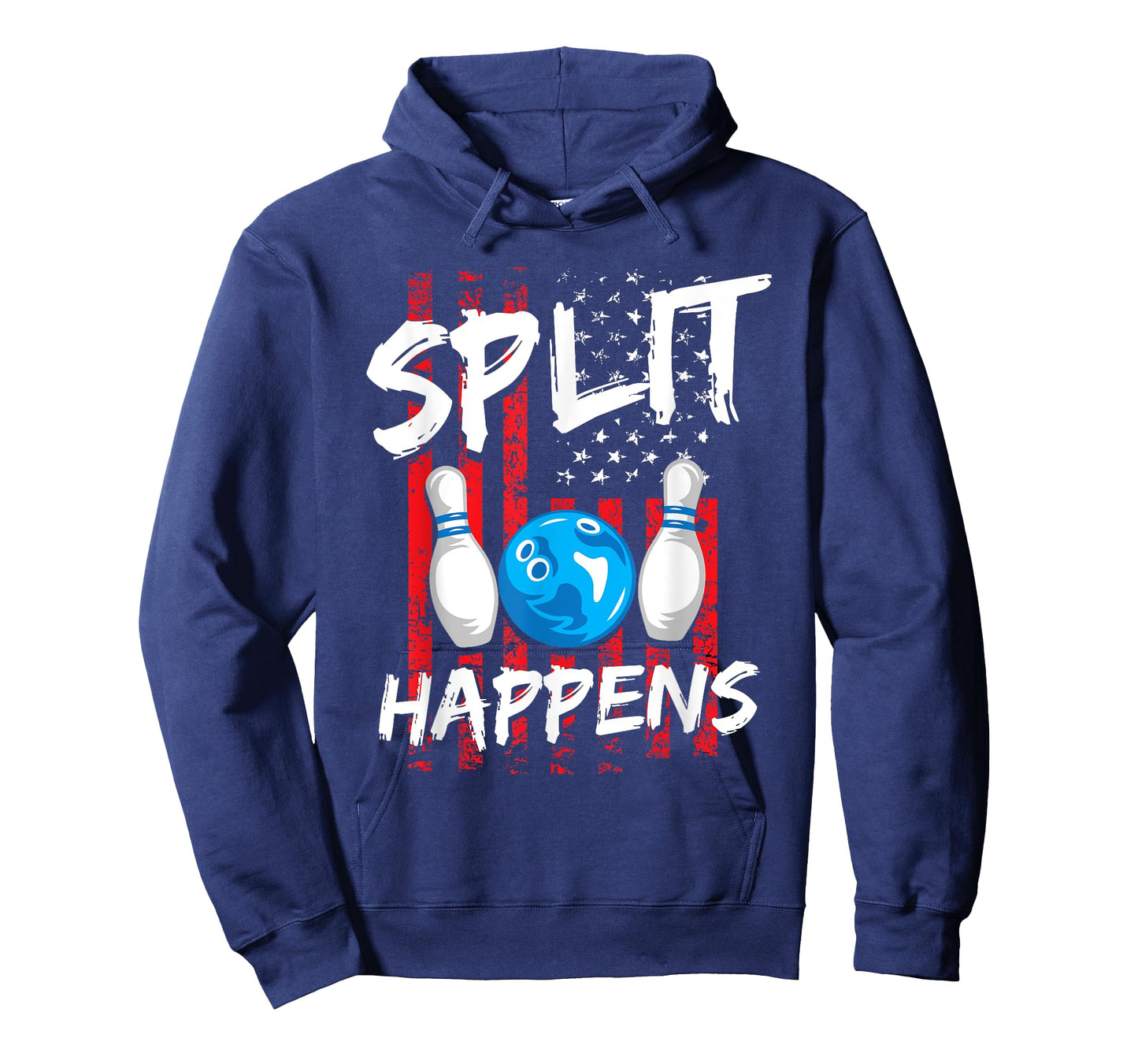 Split Happens - Bowler Men Funny Bowling T-Shirt