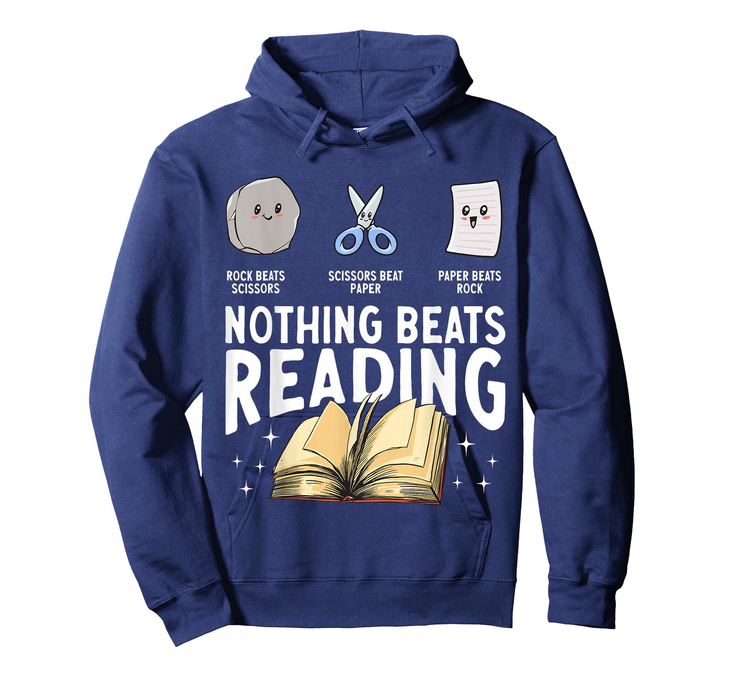 Rock Paper Scissors Nothing Beats Reading T-Shirt