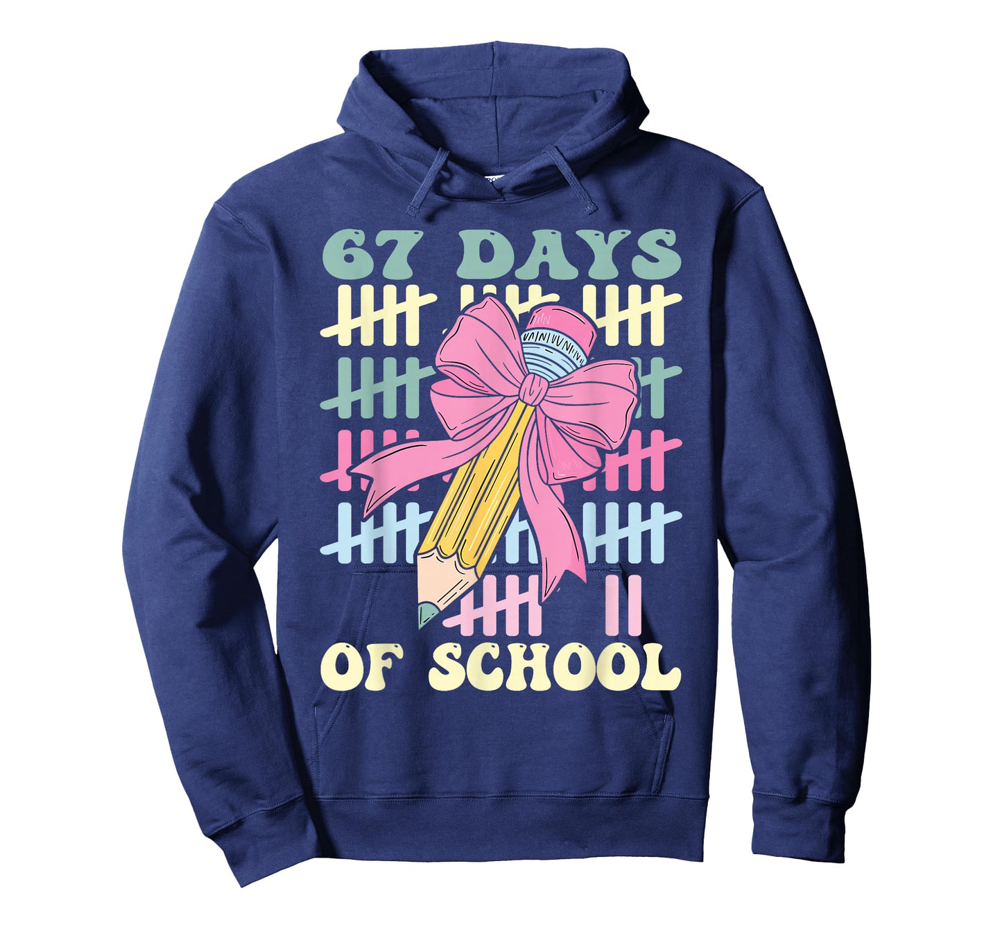 67 Days of School Cool Teacher Design T-Shirt