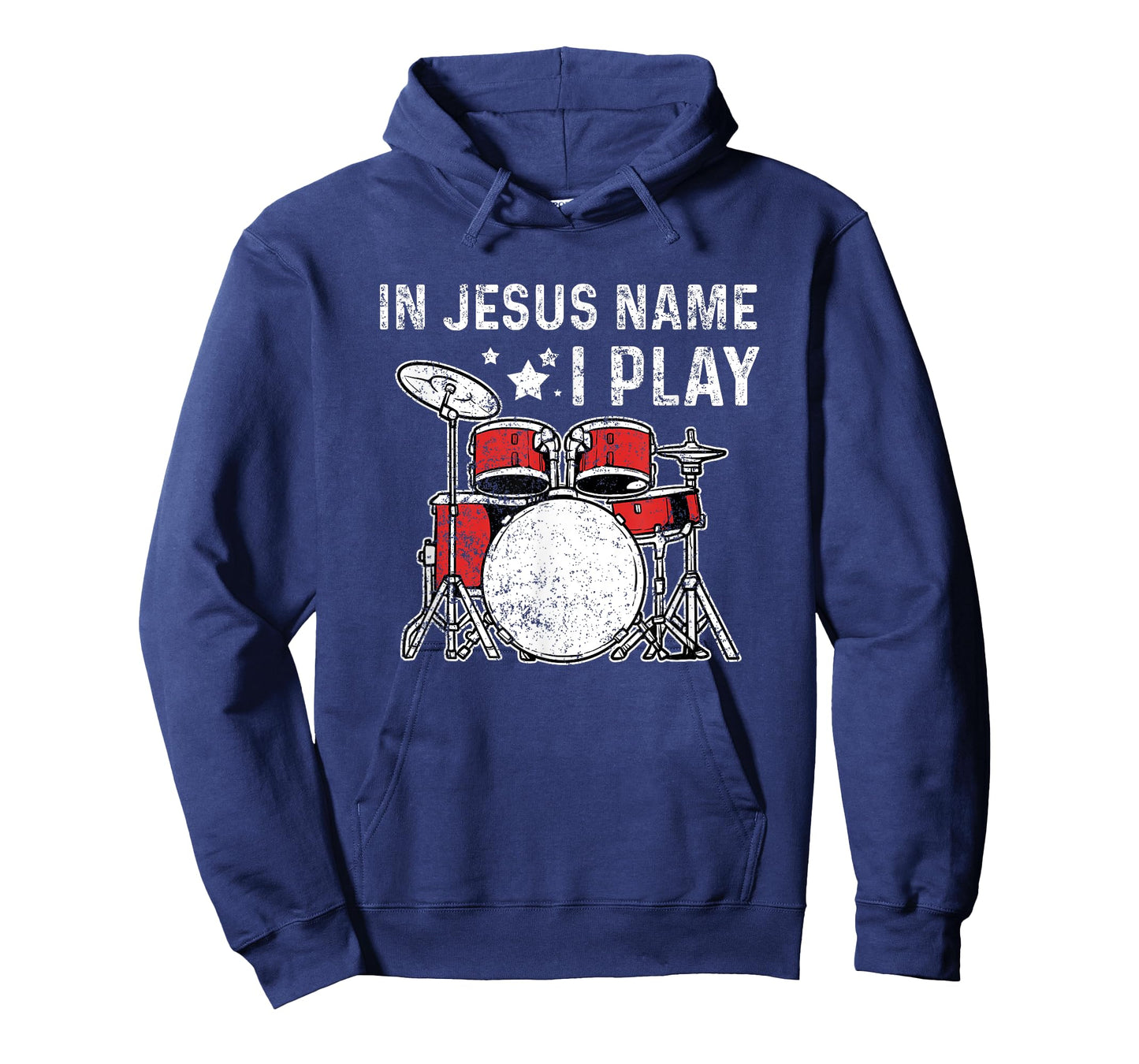 Drums Drummer Drumset Christians Vintage T-Shirt