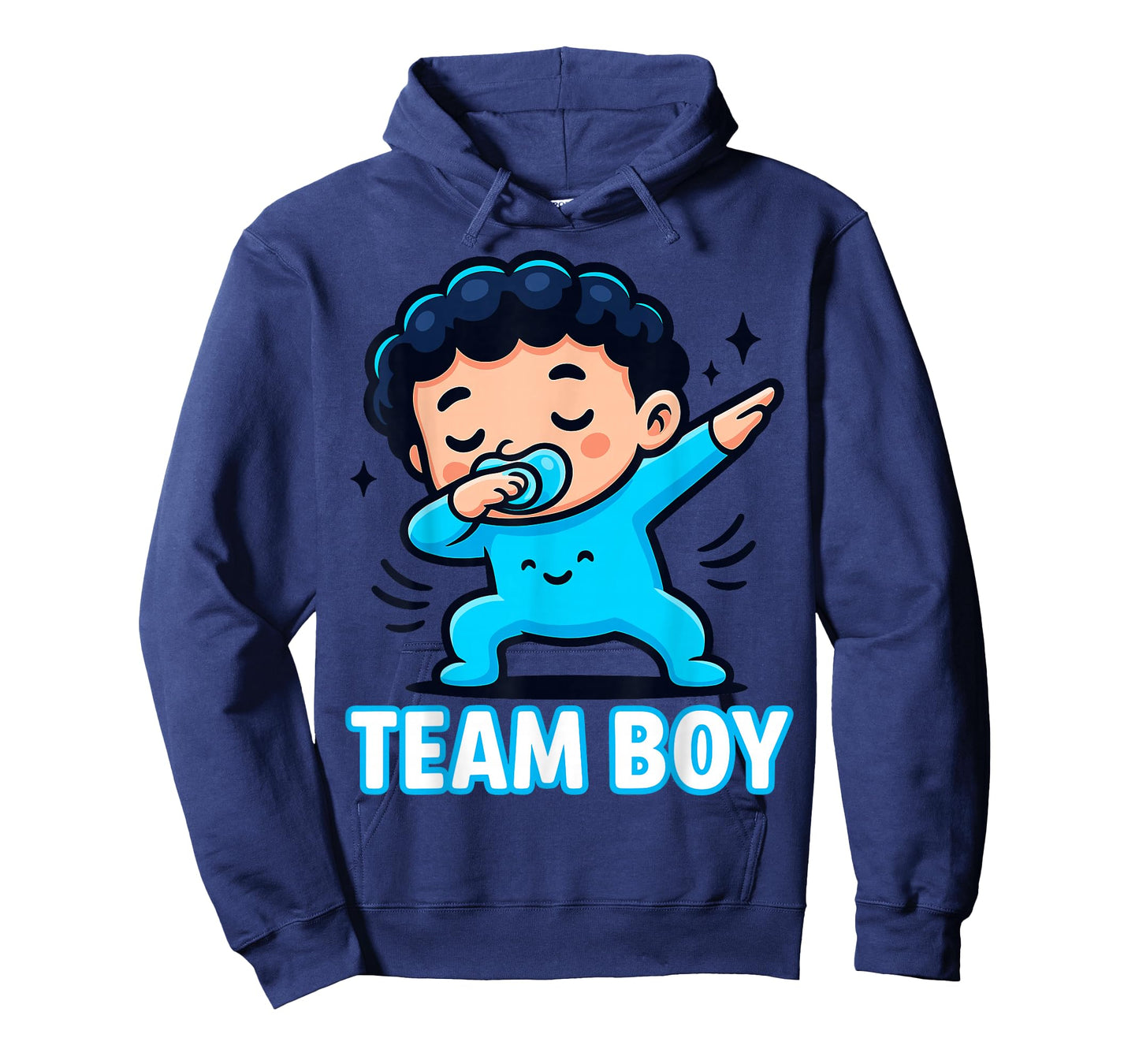 Team Boy Dabbing Baby Gender Reveal Party T-Shirt