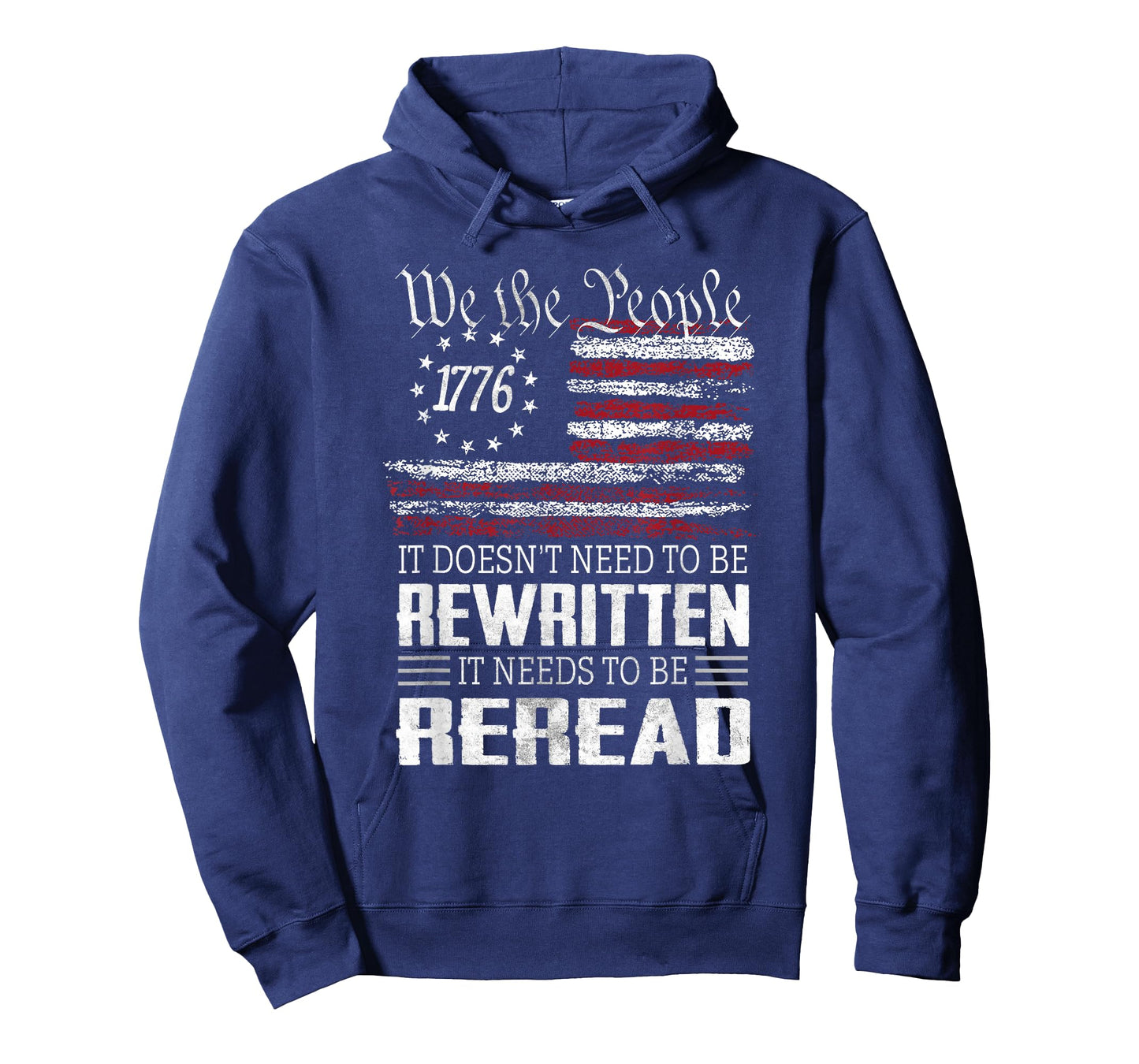 US Flag Constitution of The USA Needs to Be Reread T-Shirt