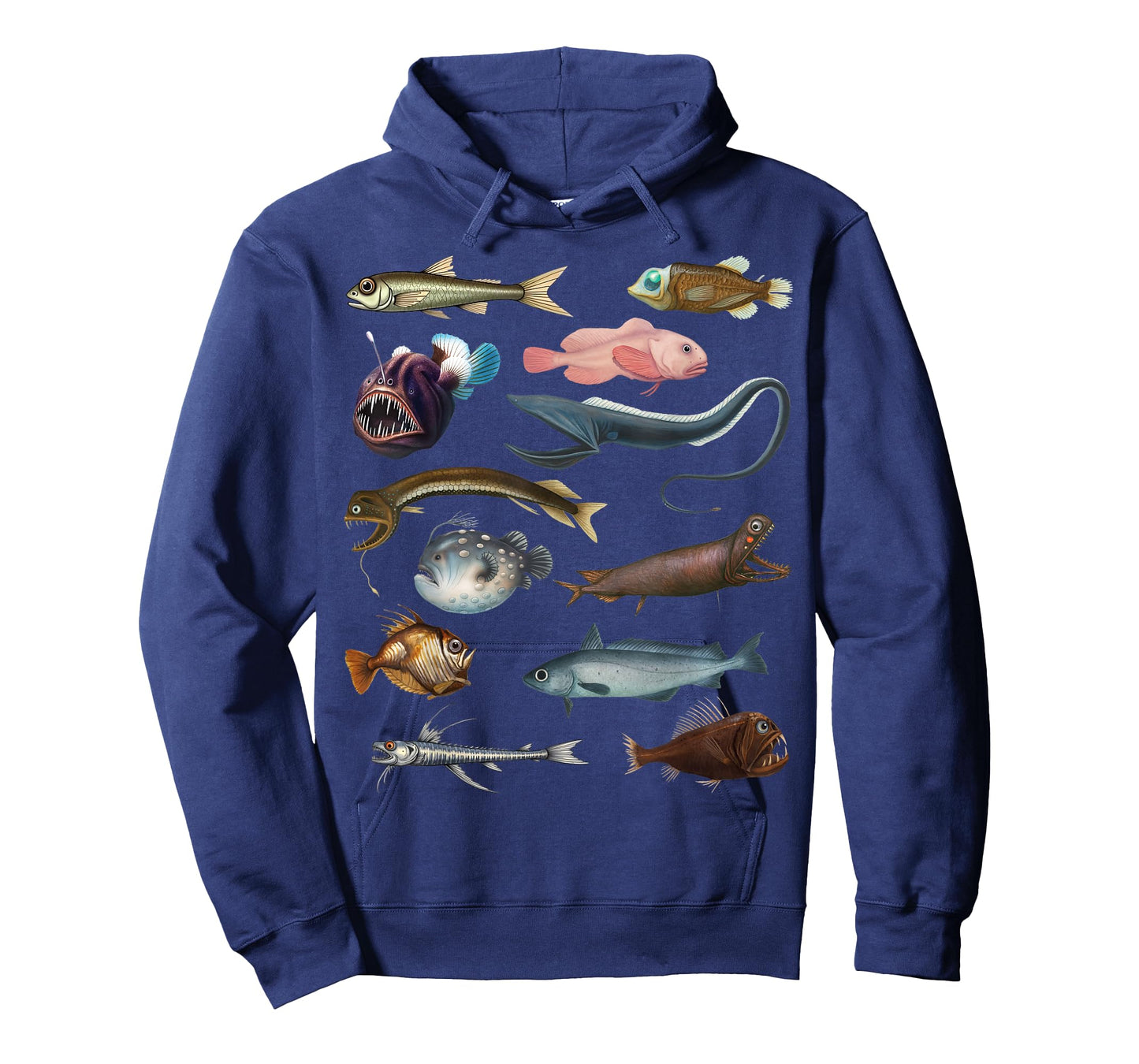 Deep Sea Fish Ocean Biology & Marine Science Educational T-Shirt