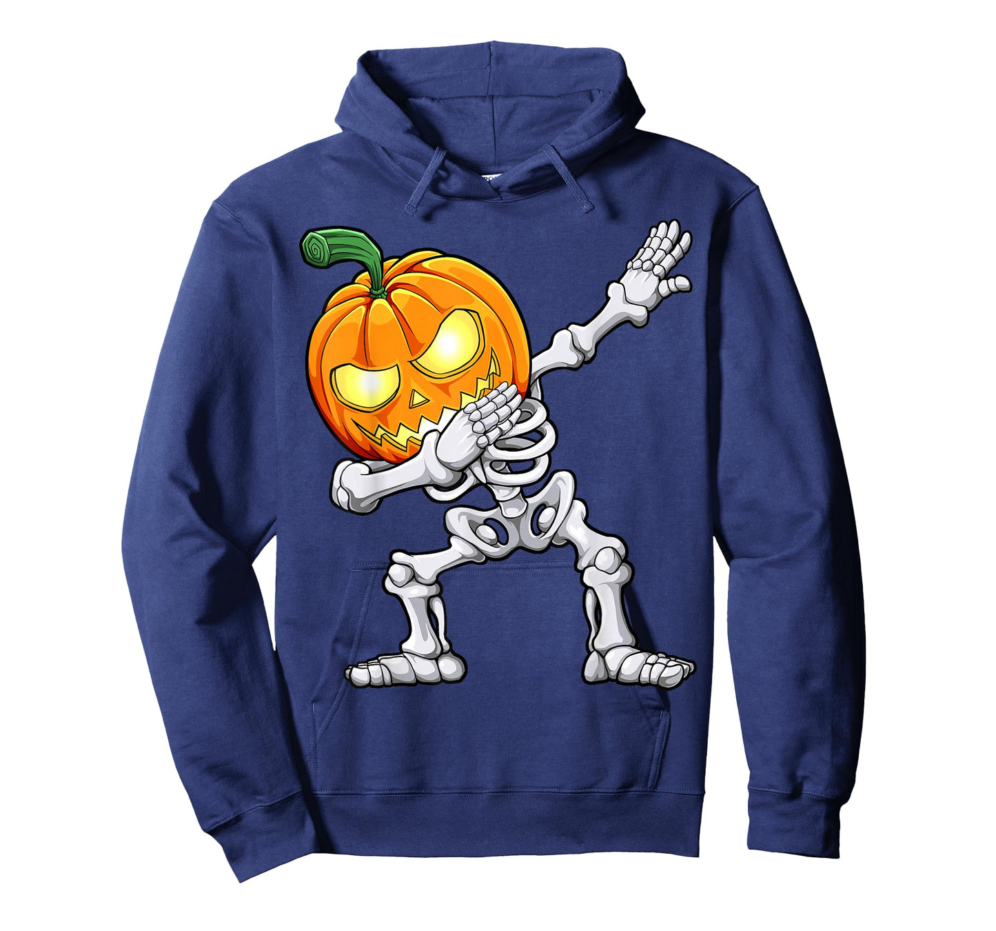 Halloween Boys Dabbing Skeleton Scary Pumpkin Jack O Lantern T-Shirt