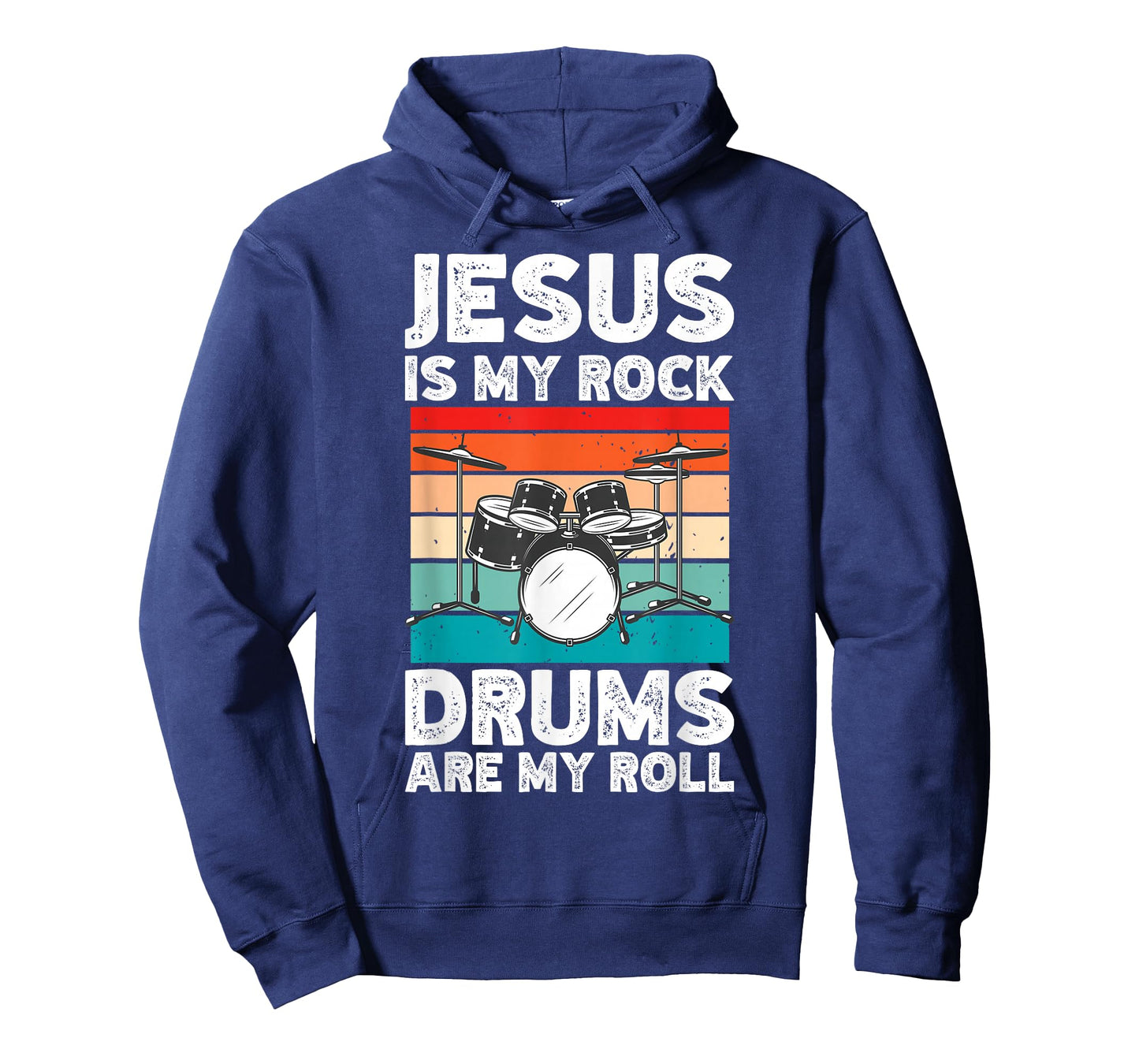 Drummer Jesus Drumming Drums Percussion Faith Christian T-Shirt