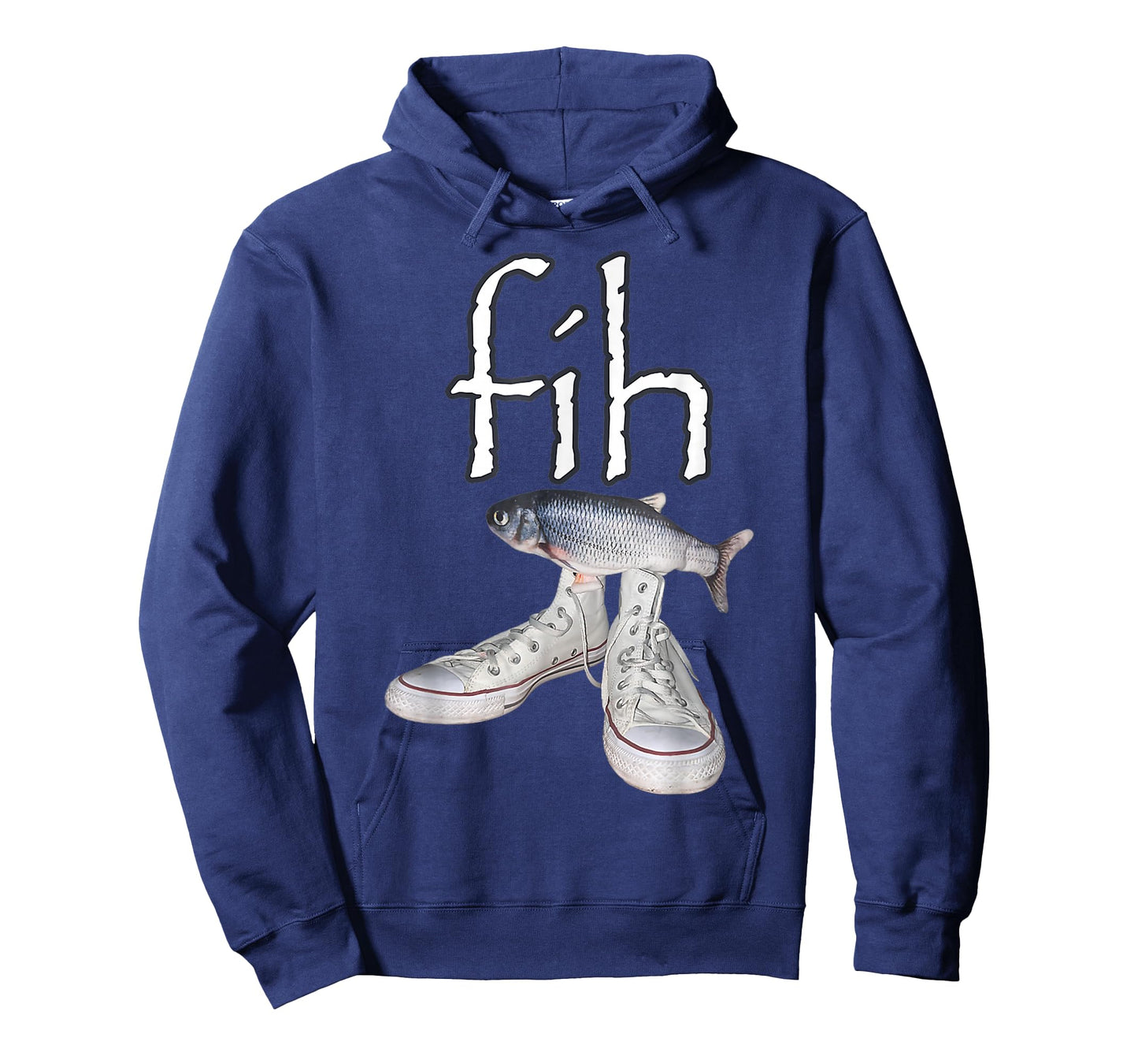 Fih Shoes Fish Funny Misspelled Fish Meme Fih Calling Humor T-Shirt