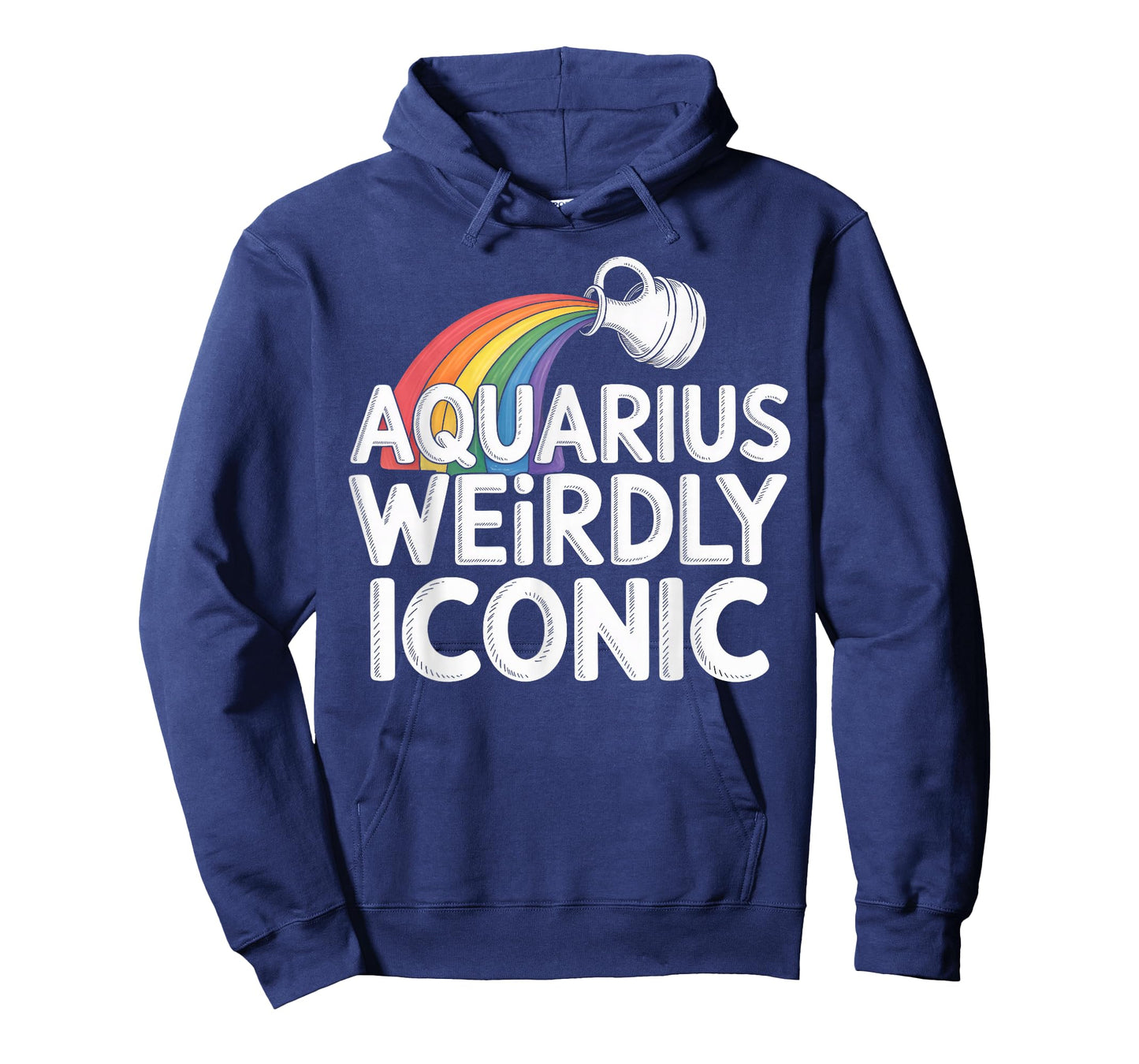 Aquarius Weirdly Iconic Zodiac Cosmic Art T-Shirt