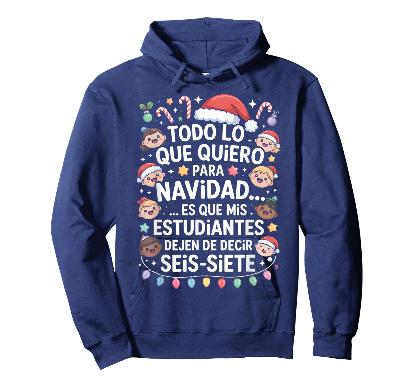67 Six Seven Spanish Teacher Christmas SEIS Siete Brainrot T-Shirt
