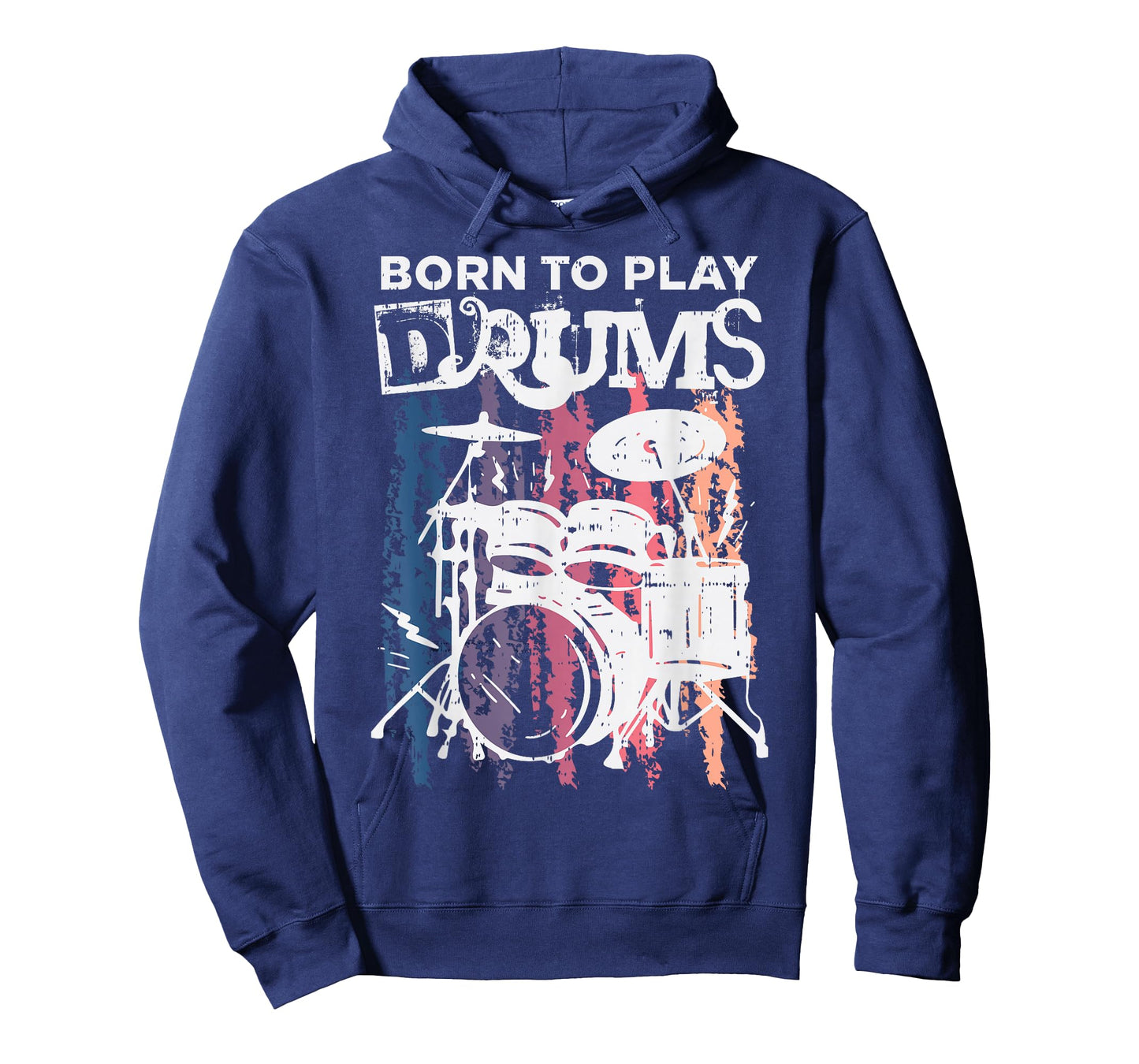Born to Play Drums Drumming Rock Music Band Drummer Gift T-Shirt