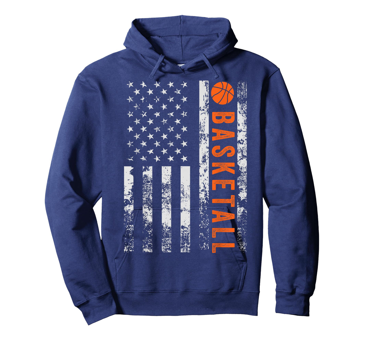 Vintage Basketball USA Flag T-Shirt