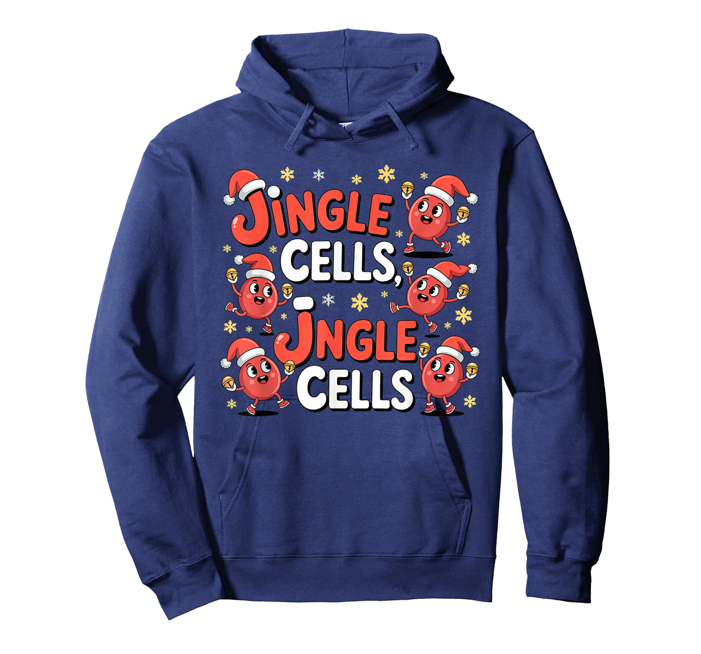 Jingle Cells, Biology and Microbiology Christmas T-Shirt
