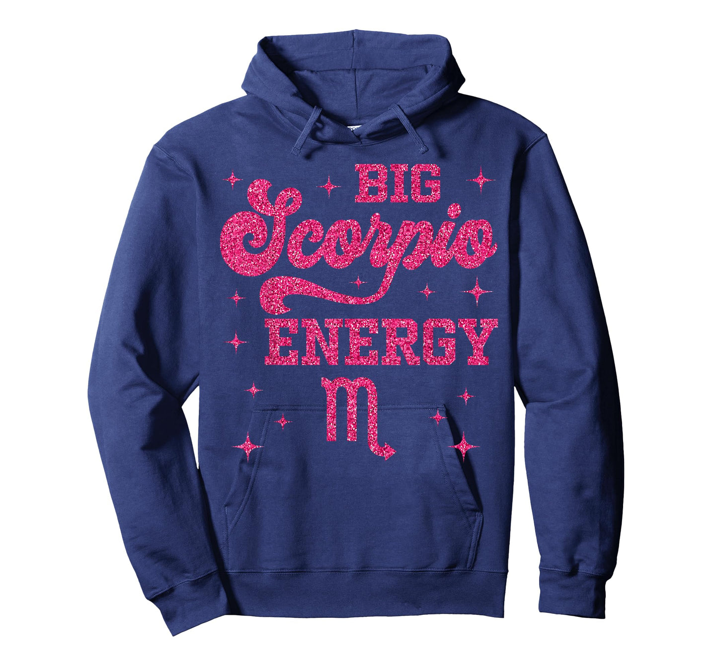 Big Scorpio Energy Women Girls Zodiac Sign Birthday Queen T-Shirt