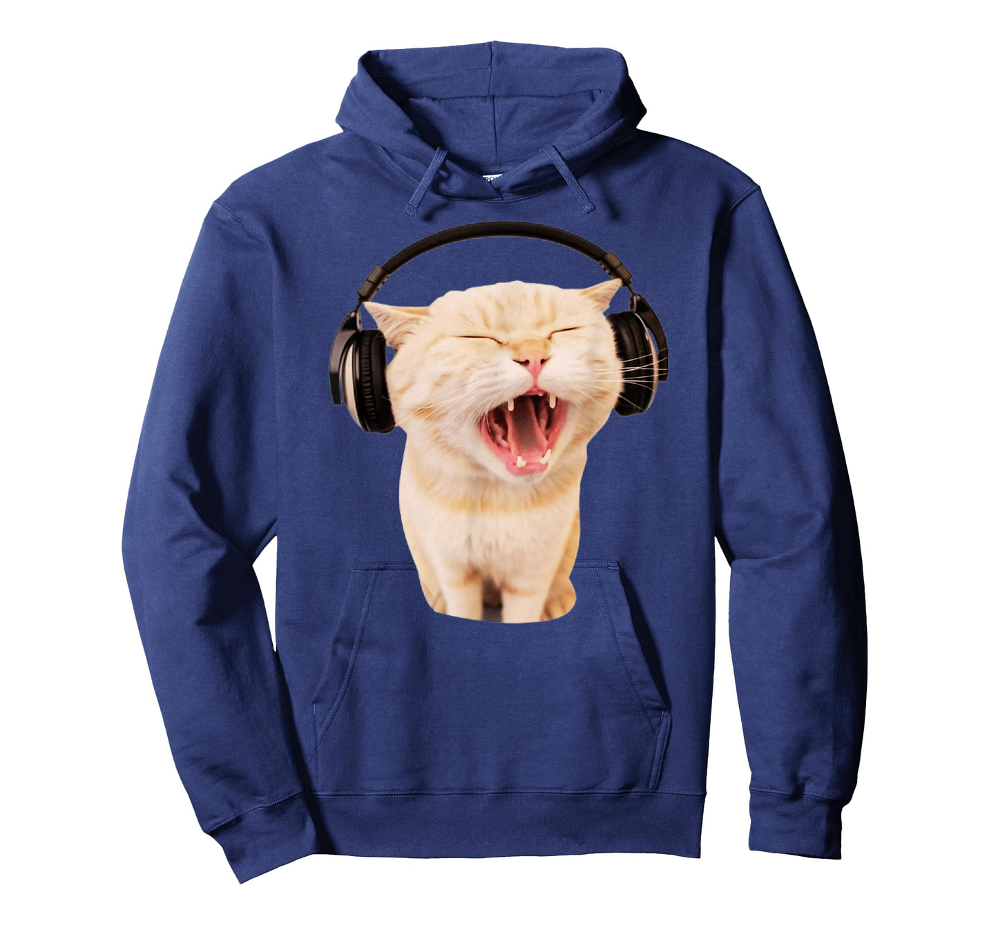 Cat With Headphones Meme Cat Meme Funny Memes Gen-Z Memes T-Shirt