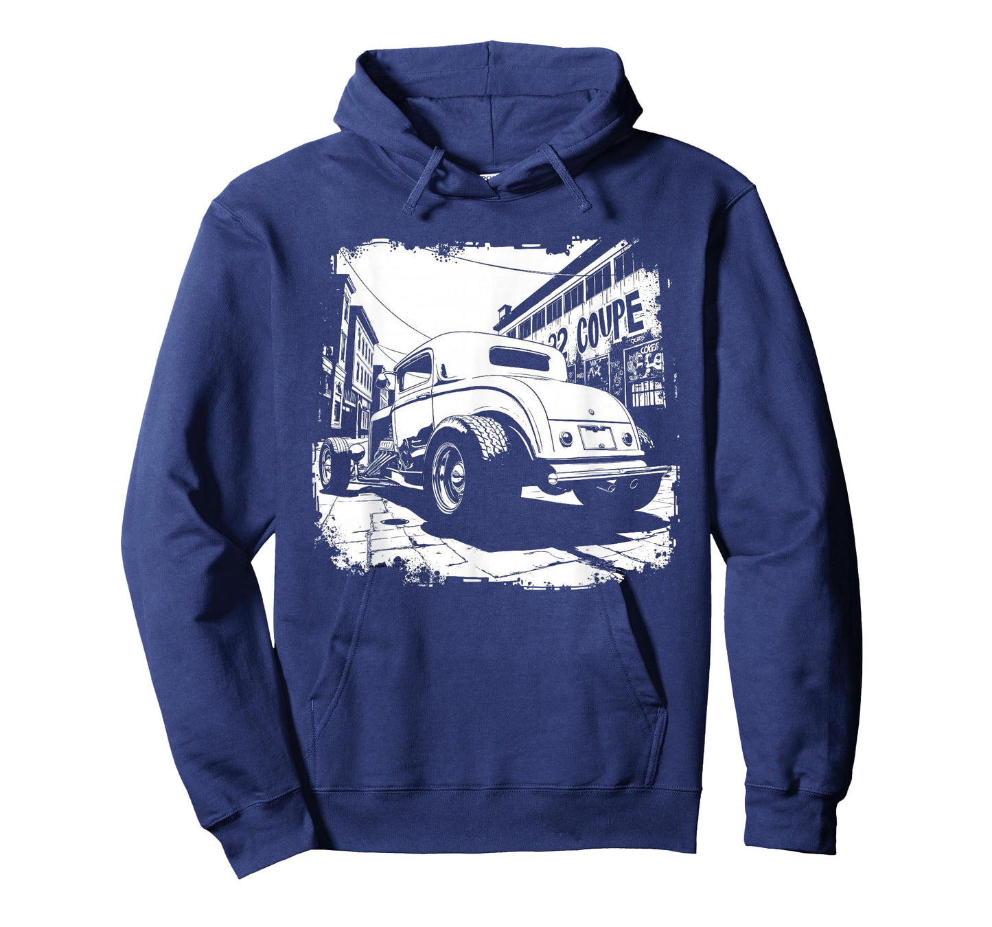 32 Deuce Coupe Silhouette 3 Window Deuce Coupe Hot Rod T-Shirt