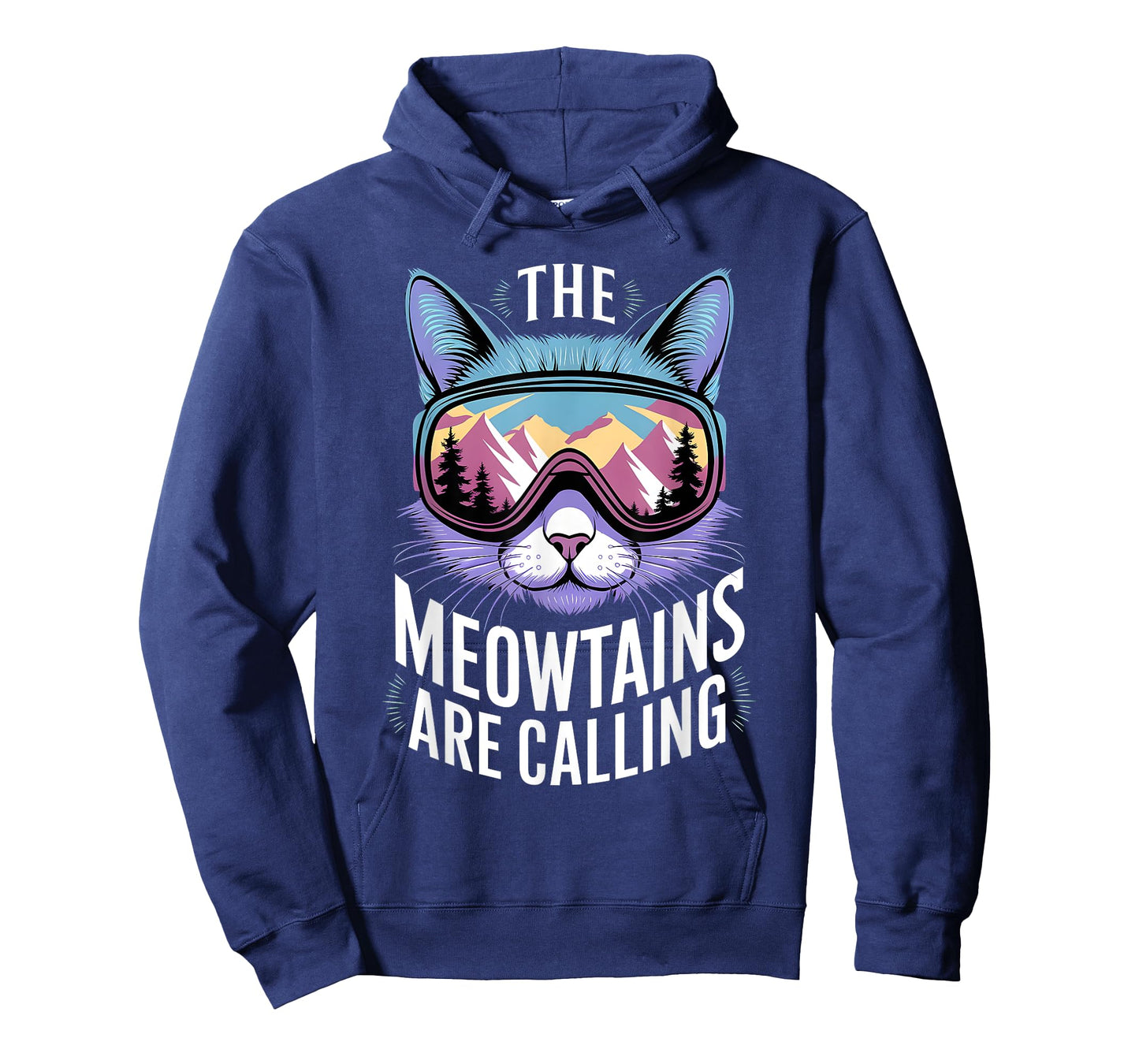 the mountains are calling cat lover Cool Snowboard ski lover T-Shirt