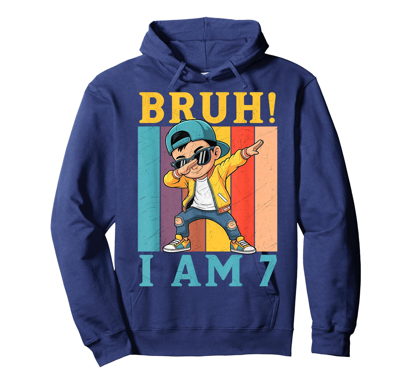 Bruh It's My 7th Birthday Dabbing Boy 7 Year Old Boys Party T-Shirt