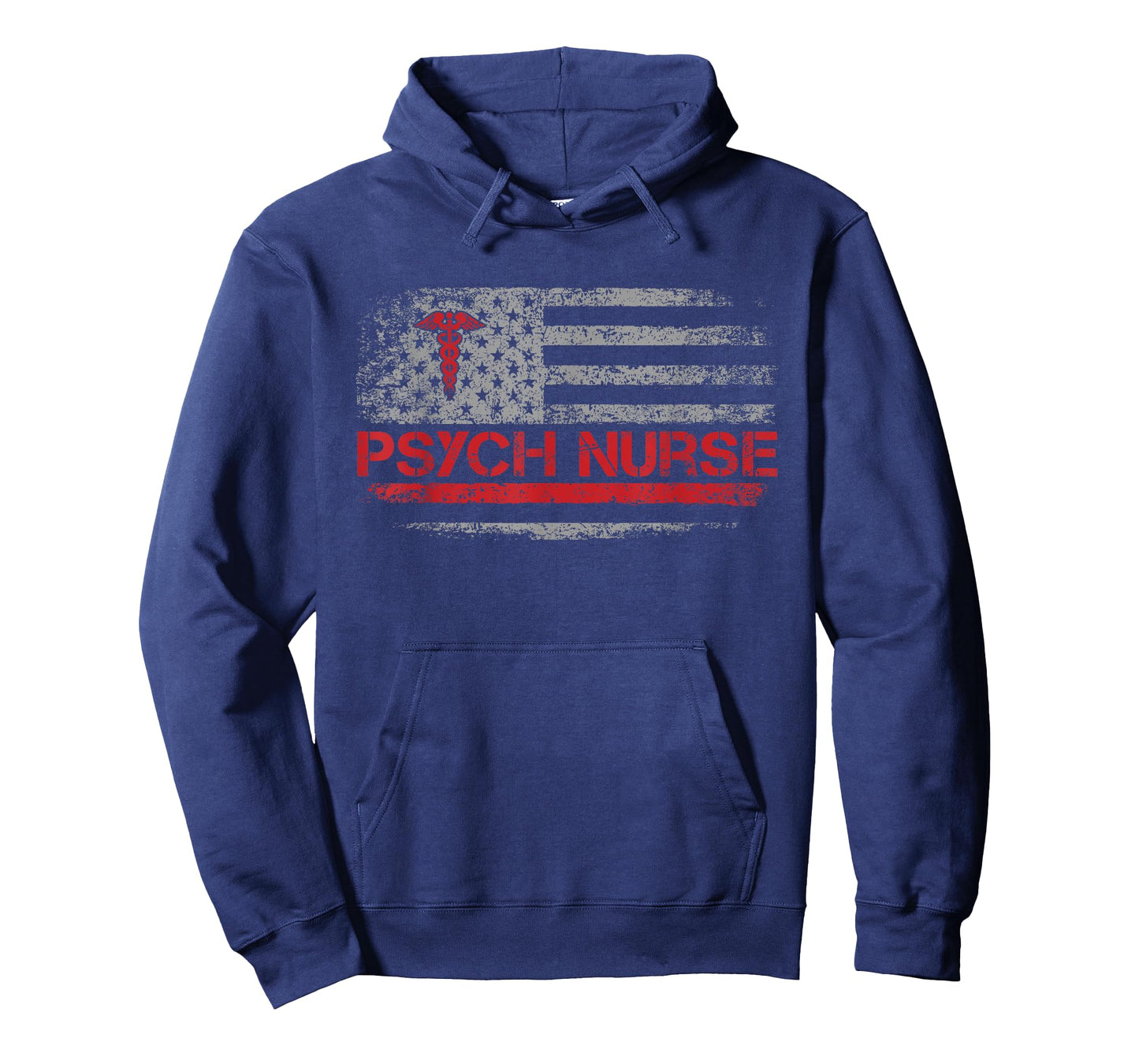 American Flag Psychiatric Nurse RN Mental Health Psych Nurse T-Shirt
