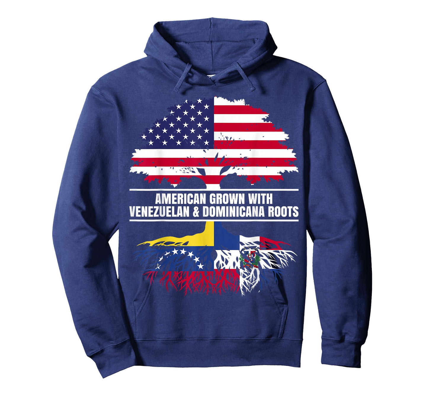 American Grown with Flag Heritage Venezuelan Dominican Roots T-Shirt
