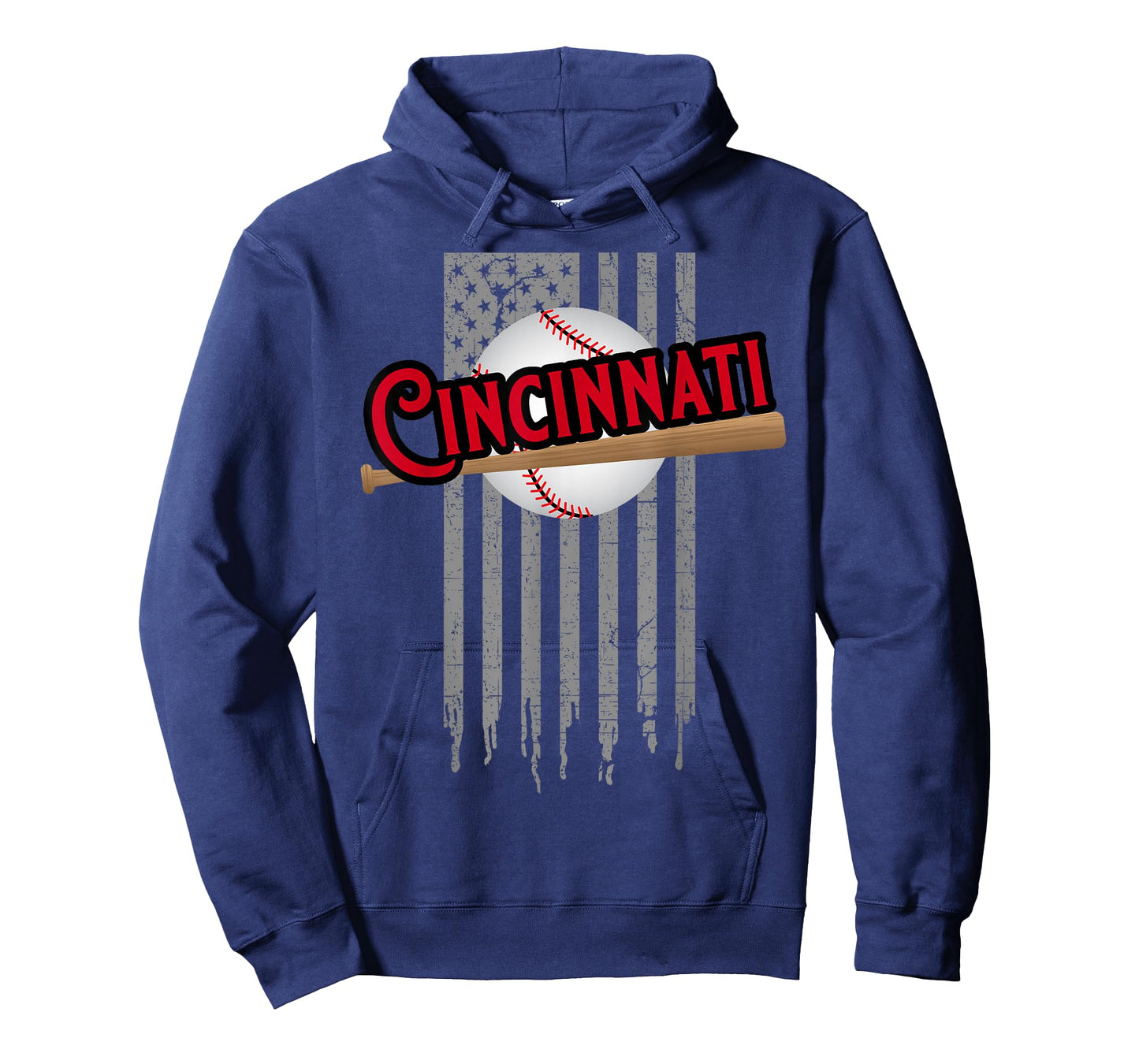 Cincinnati OH USA Flag The Queens Chip City Basic Cincy T-Shirt