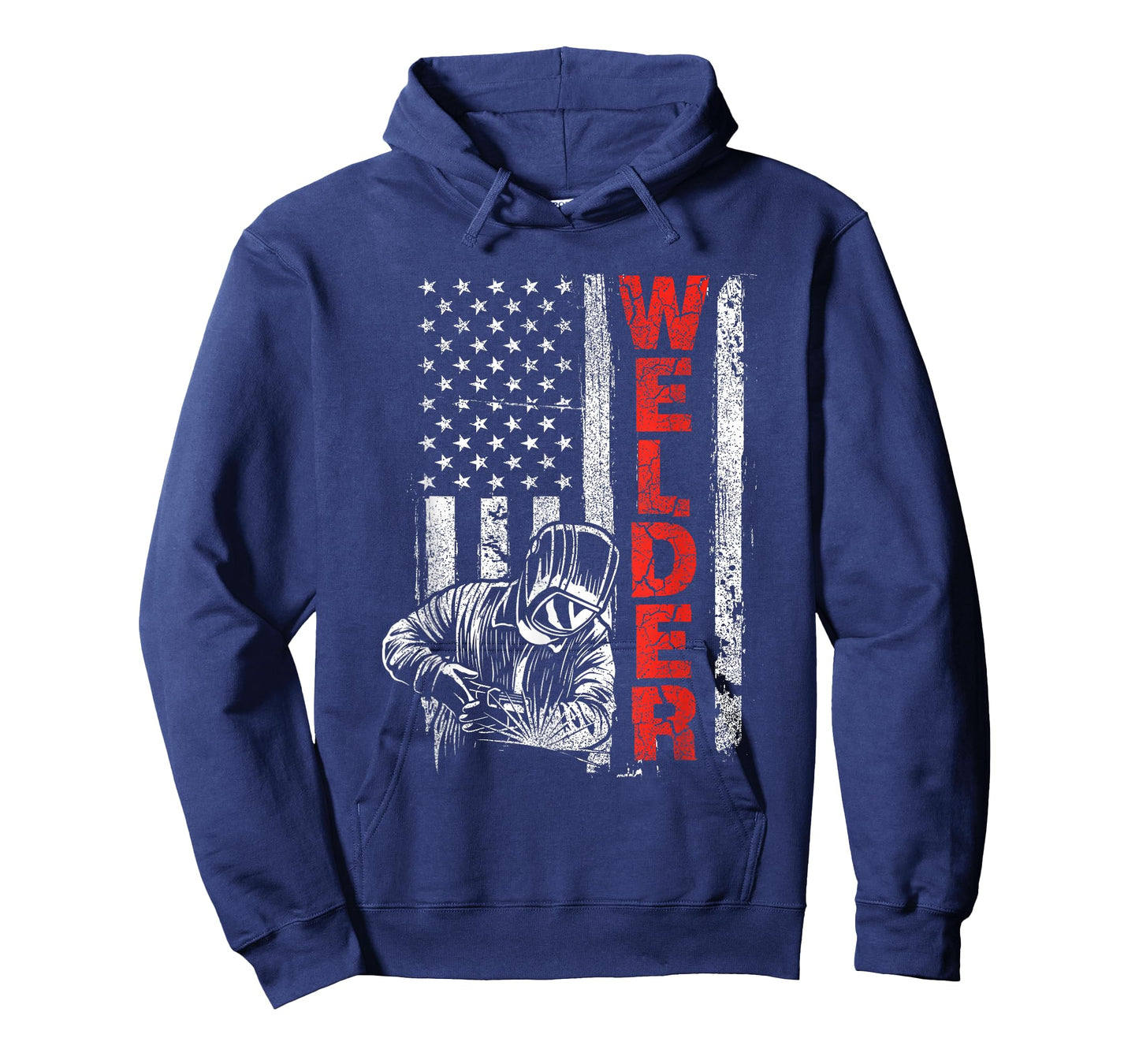 Welder - USA American Welding Worker Metalworking Lover T-Shirt Small