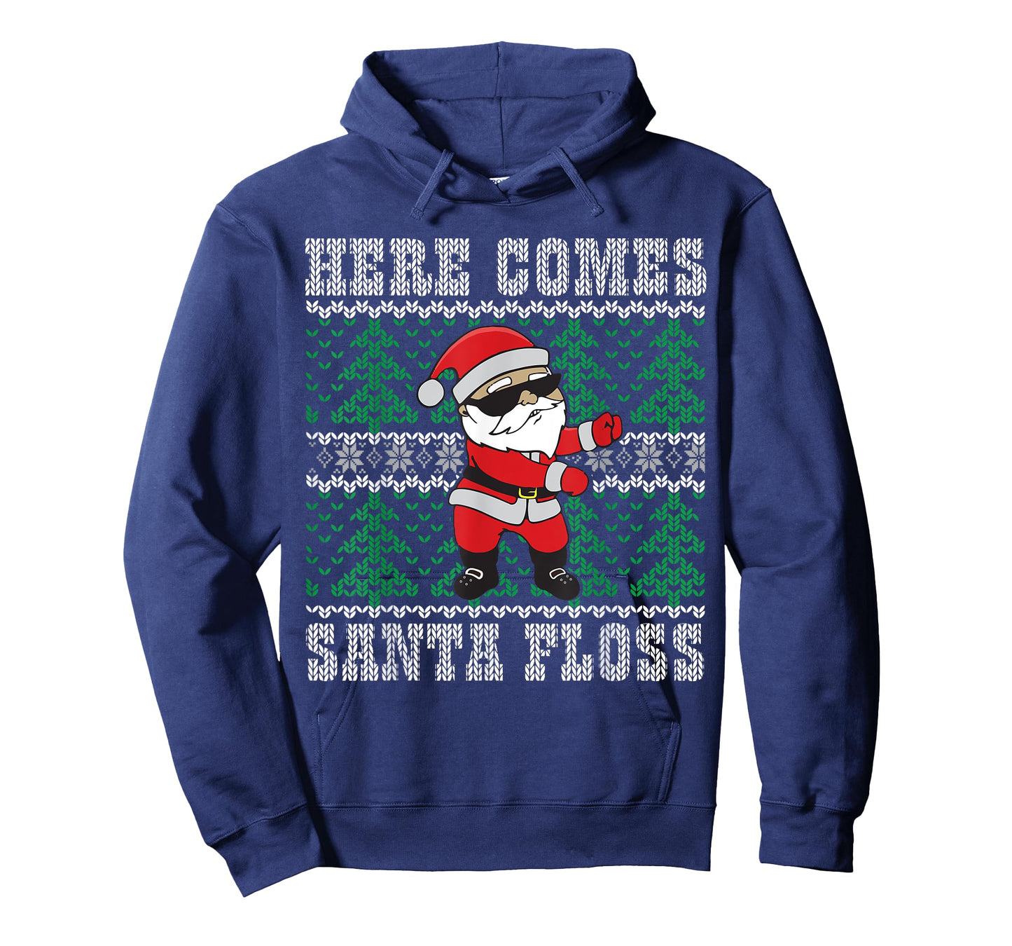 Santa Floss Dance T-shirt - Ugly Christmas Sweater Kids Gift