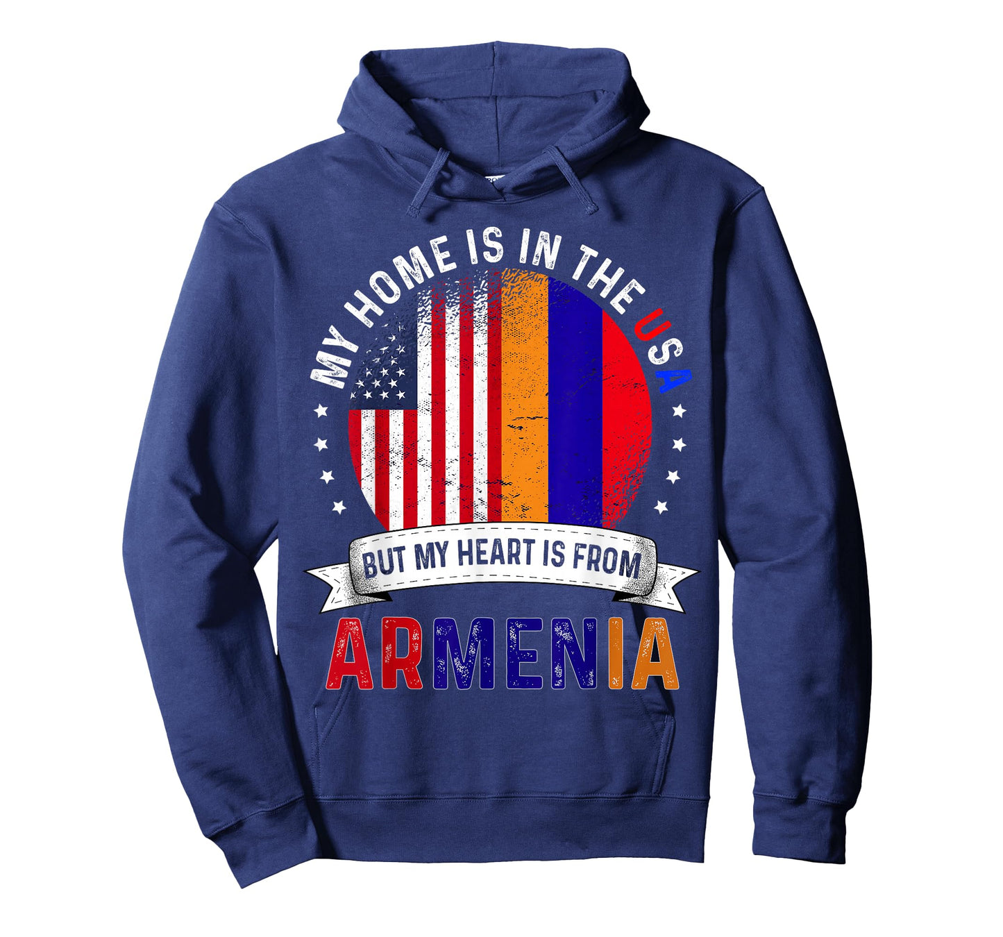 Armenian American Patriot Heart is from Armenia Flag T-Shirt