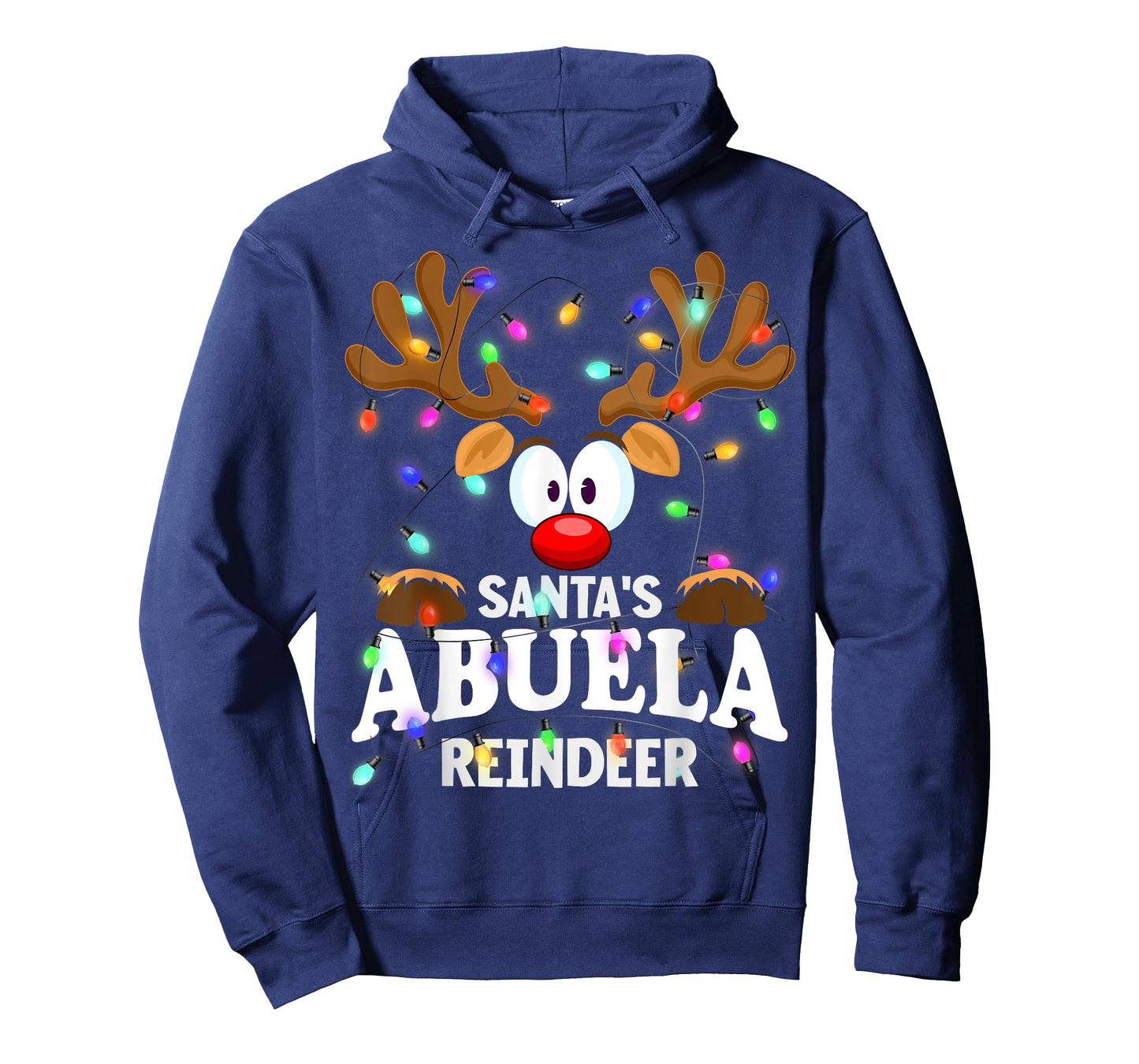 Christmas Men Women Santa's Abuela Reindeer T-Shirt