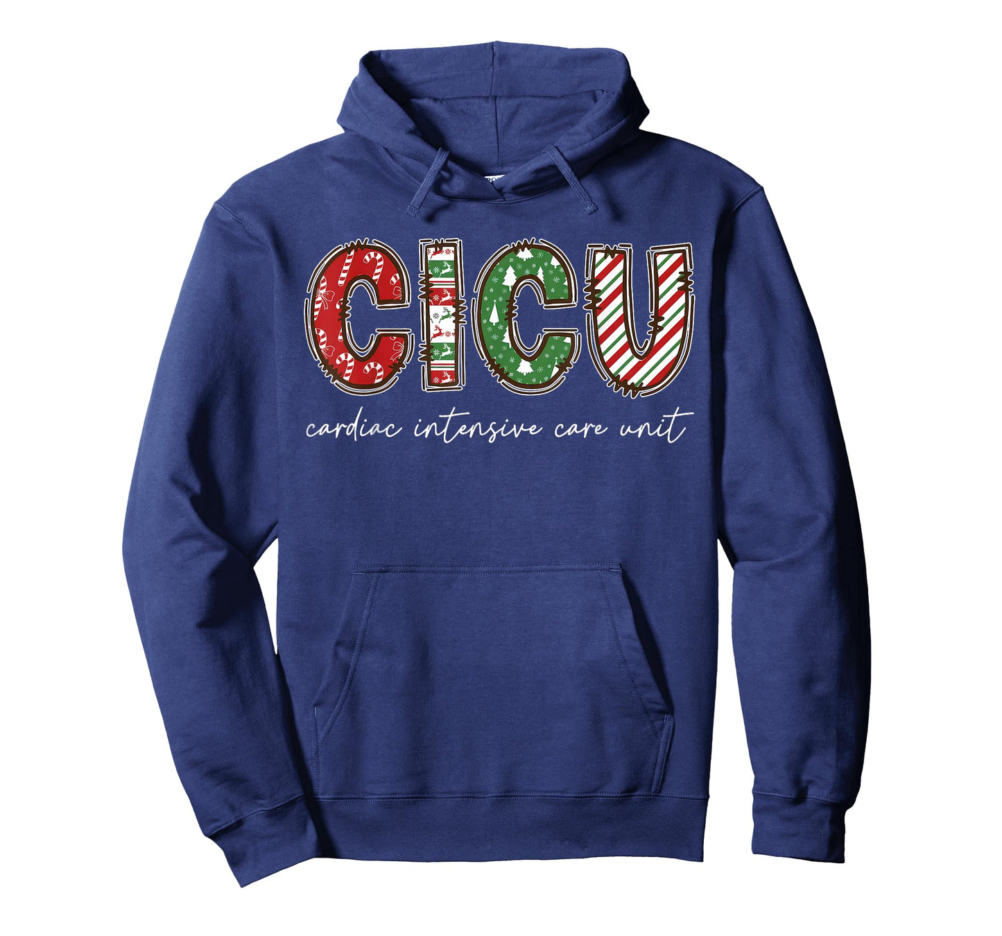 CICU Cardiac Intensive Care Unit ICU Nurse Christmas T-Shirt