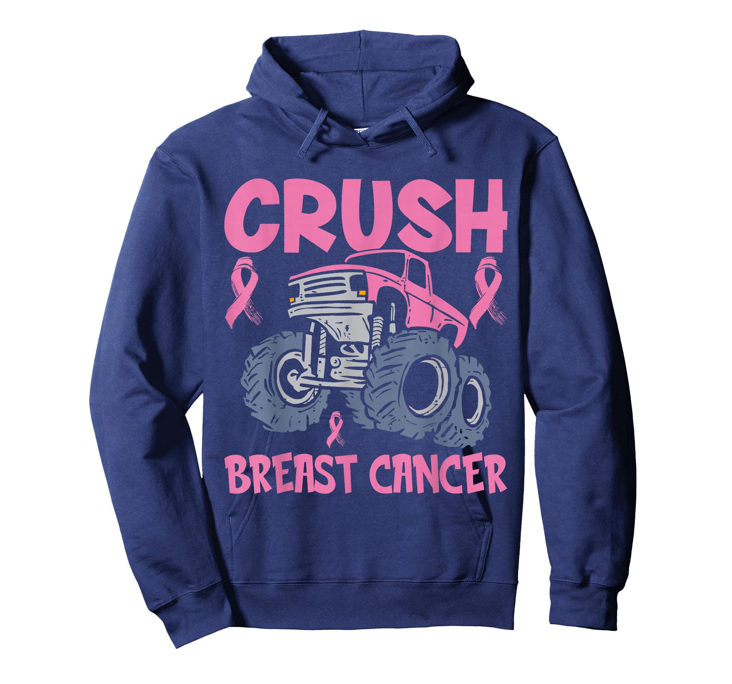 Crush Breast Cancer Awareness Truck pink Women Men Boys T-Shirt