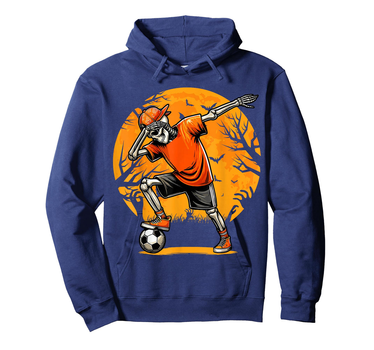 Dabbing Soccer Skeleton Funny Football Boys Soccer Halloween T-Shirt