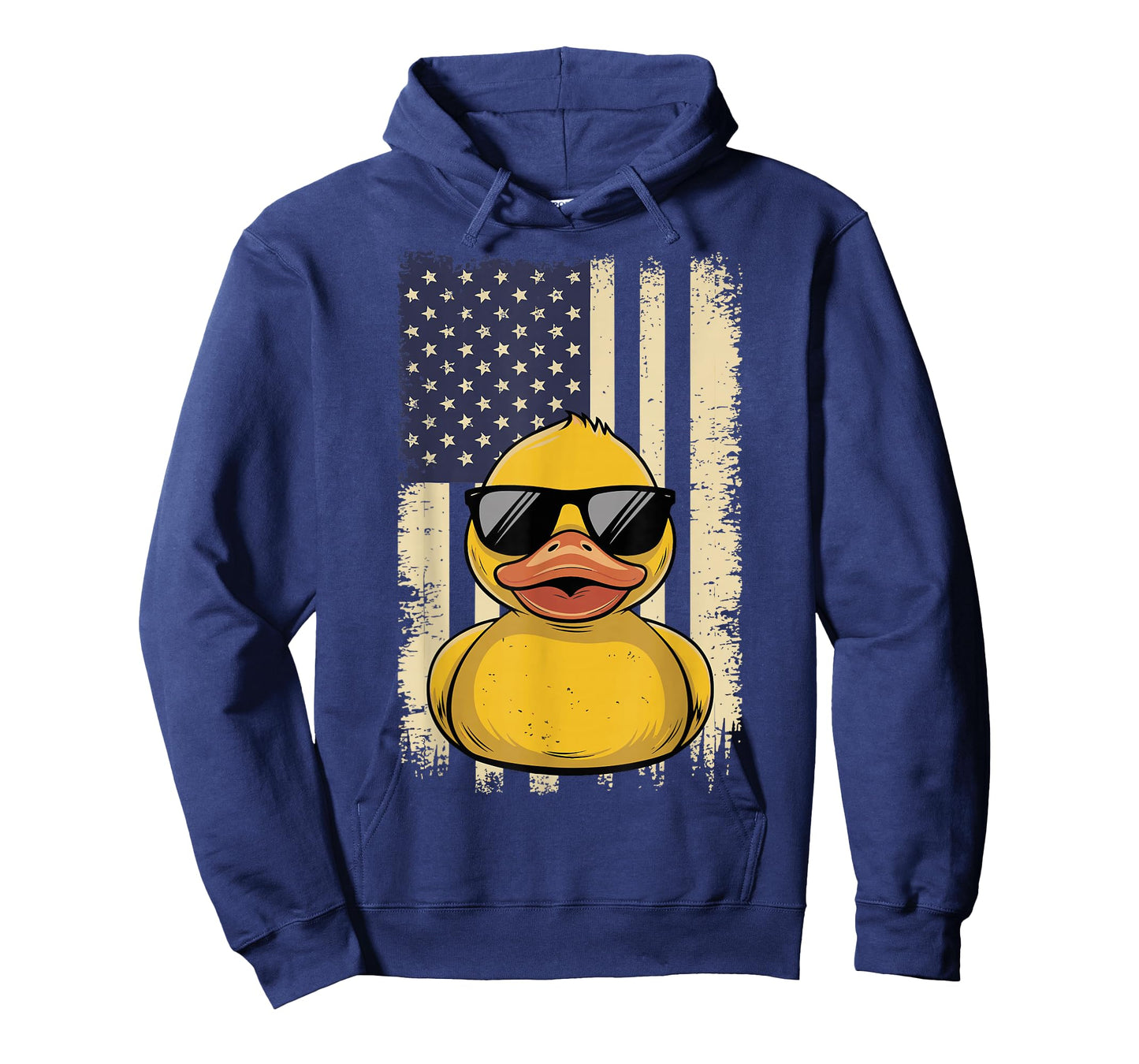Rubber Duck USA Flag Independence Day Bath Duck T-Shirt