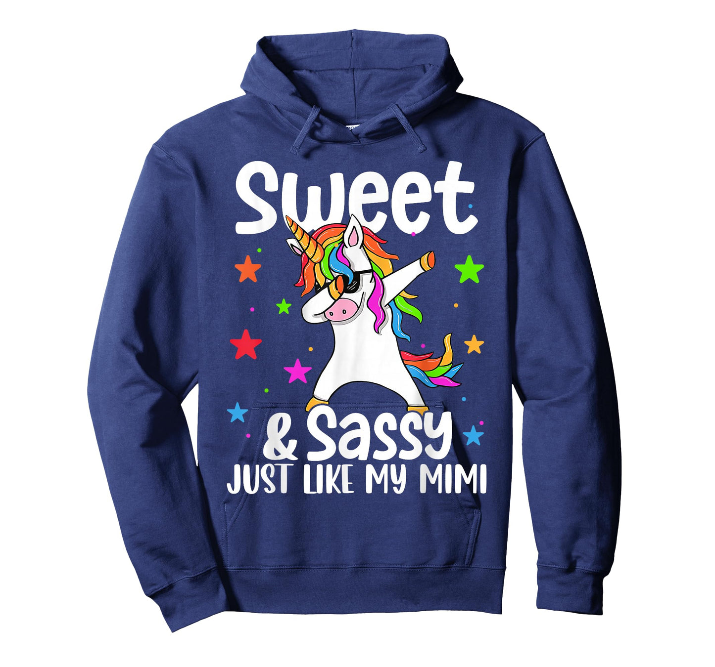 Sassy Like My Mimi Dabbing Unicorn Cute Grandma T-Shirt