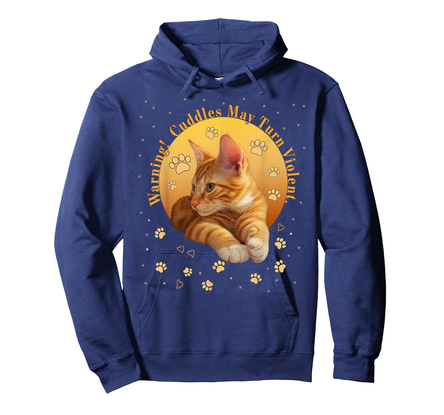 Orange Tabby Ginger Kitten Cat Lovers Mom Dad Gift T-Shirt