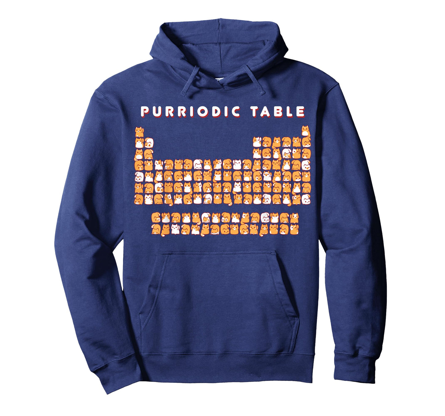 purriodic table cat funny T-Shirt for Men Women Girls Kids