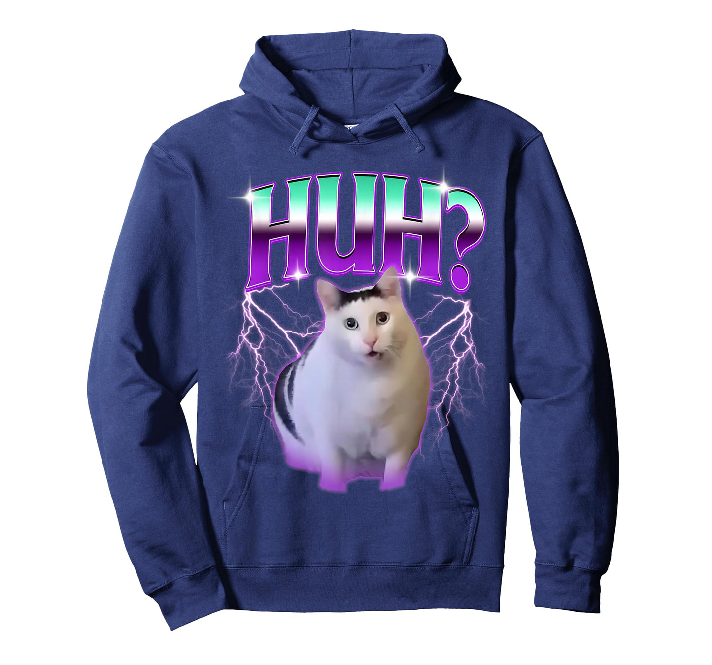 Huh Cat Meme Funny Cat Animals Lover For Men Women Kids T-Shirt